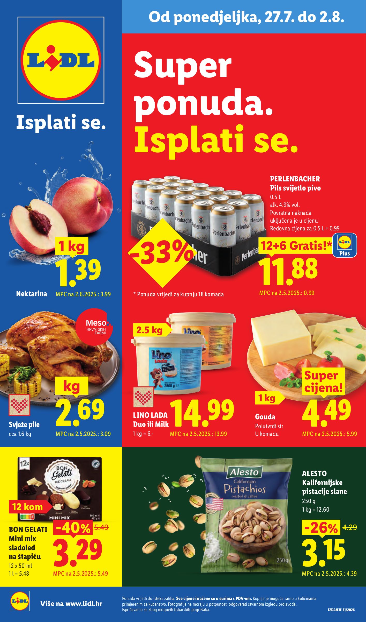 Novi Lidl katalog od ponedjeljka, 27.07.2026 do nedjelje, 02.08.2026