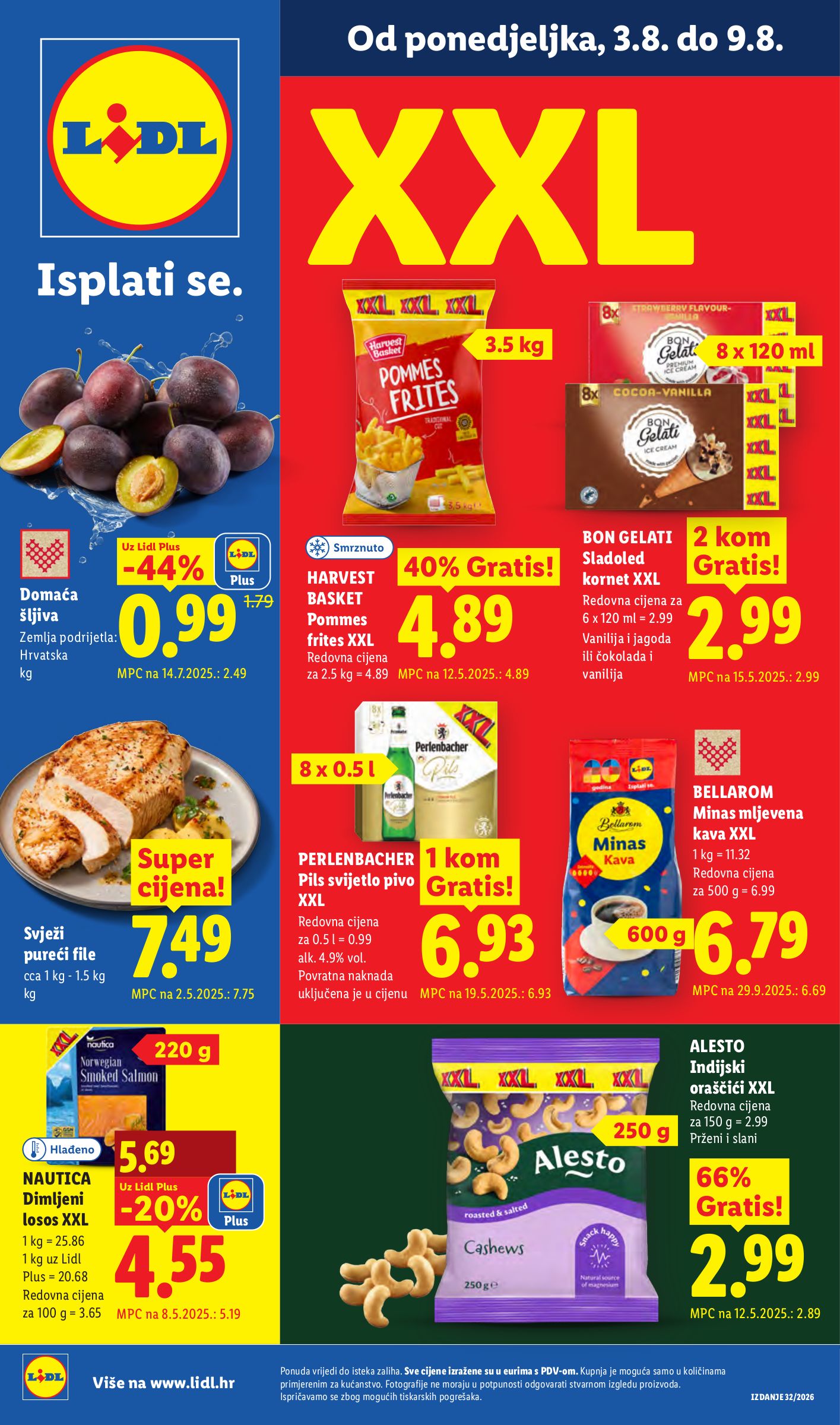 Novi Lidl katalog od ponedjeljka, 03.08.2026 do nedjelje, 09.08.2026