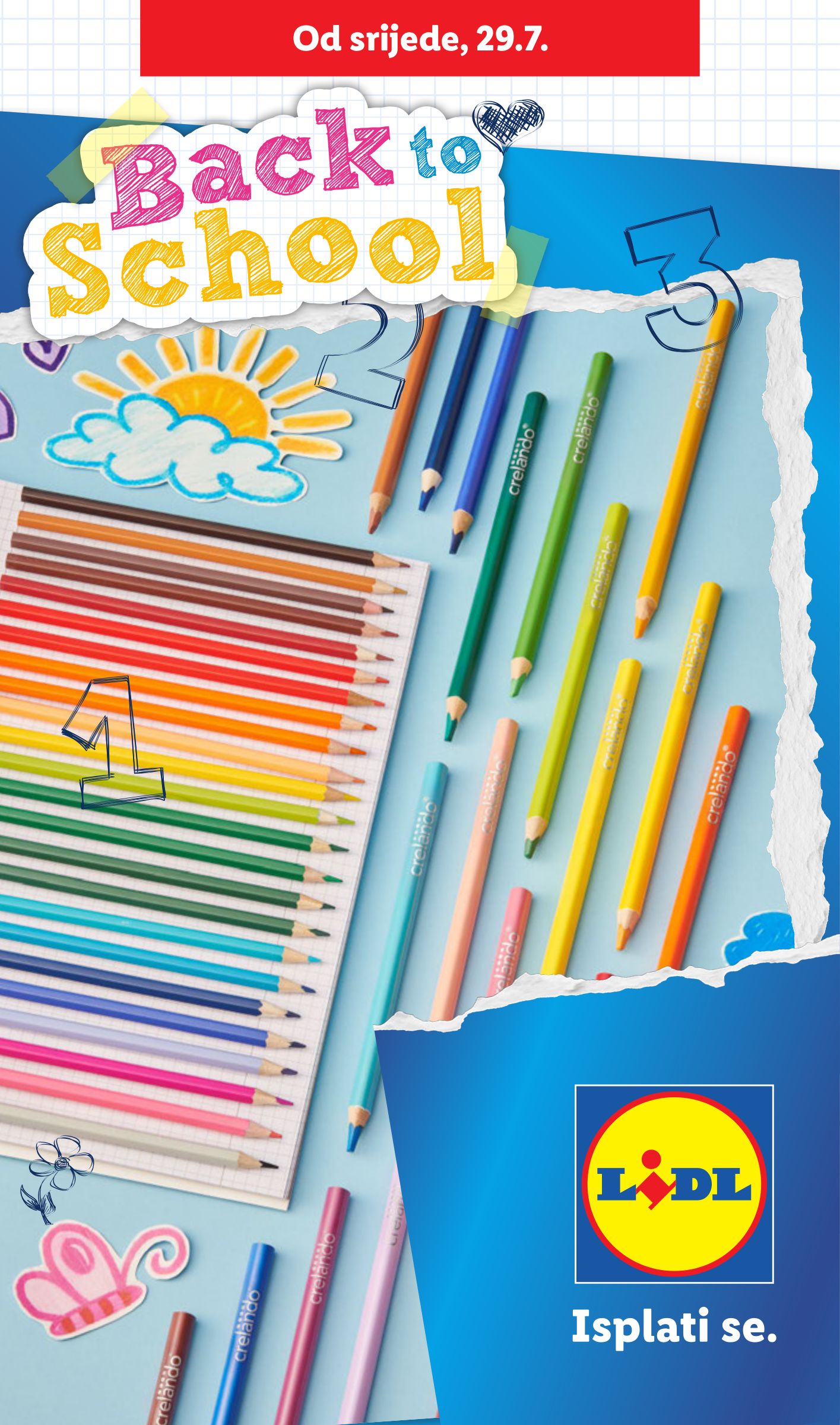 Aktualni katalog Lidl - Back to school od srijede, 29.07.2026 do utorka, 01.09.2026