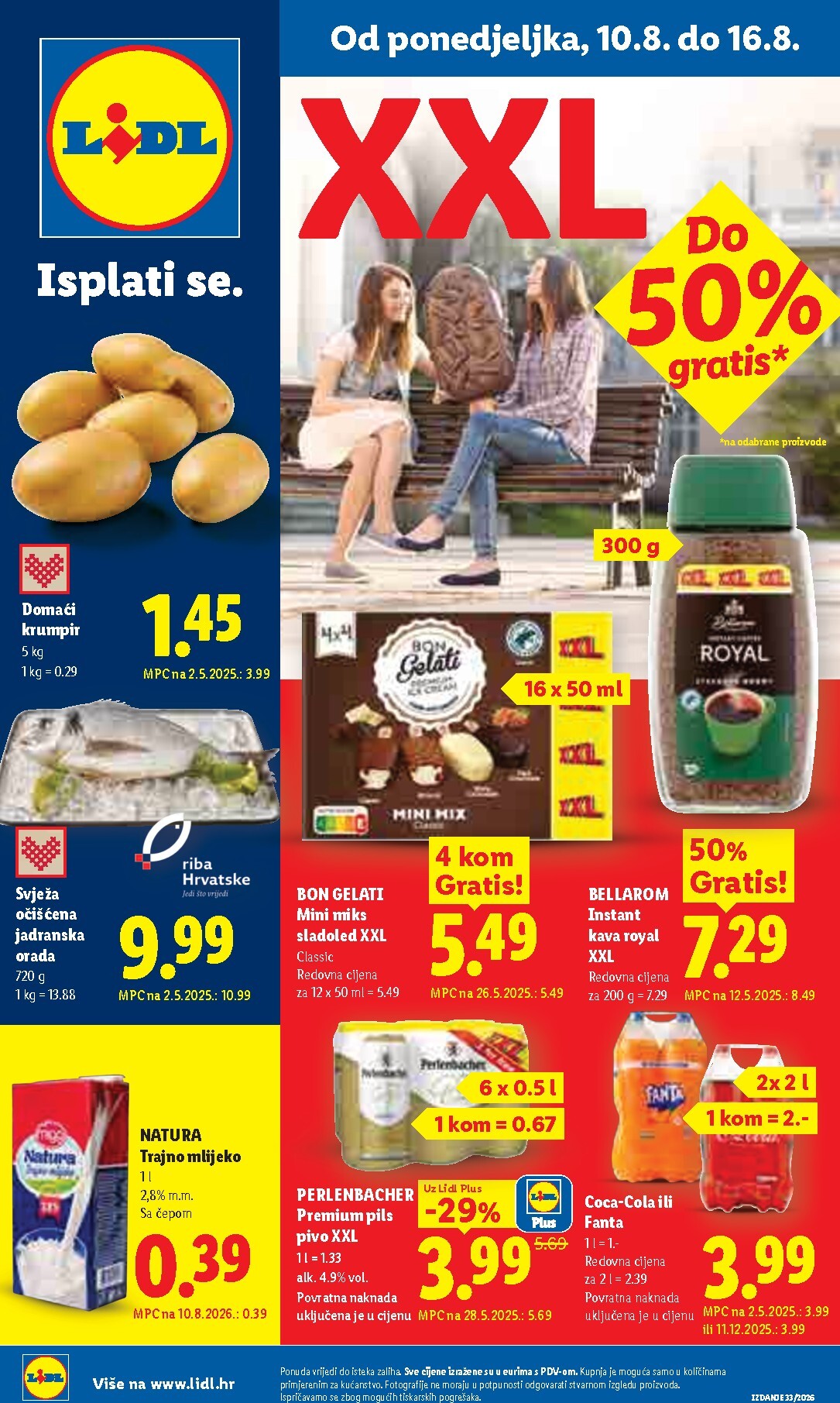 Novi Lidl katalog od ponedjeljka, 10.08.2026 do nedjelje, 16.08.2026