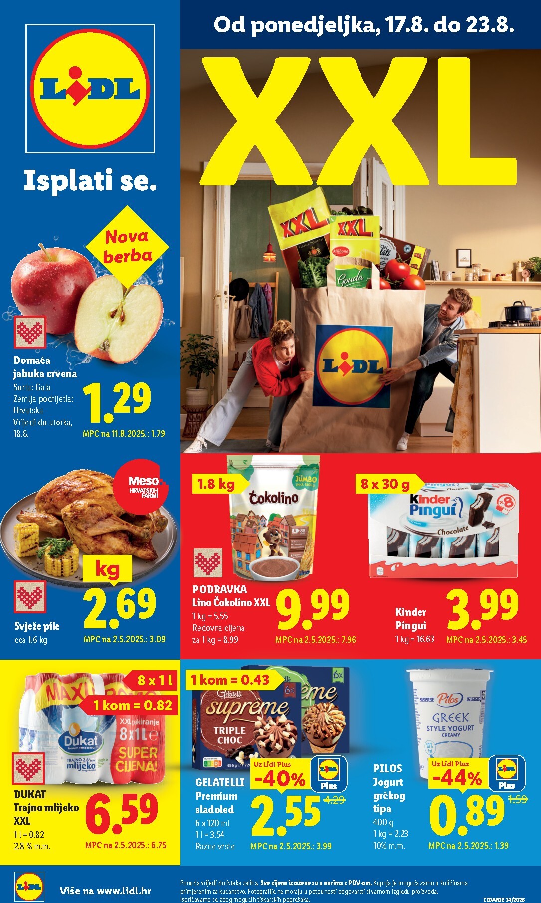Aktualni katalog Lidl od ponedjeljka, 17.08.2026 do nedjelje, 23.08.2026