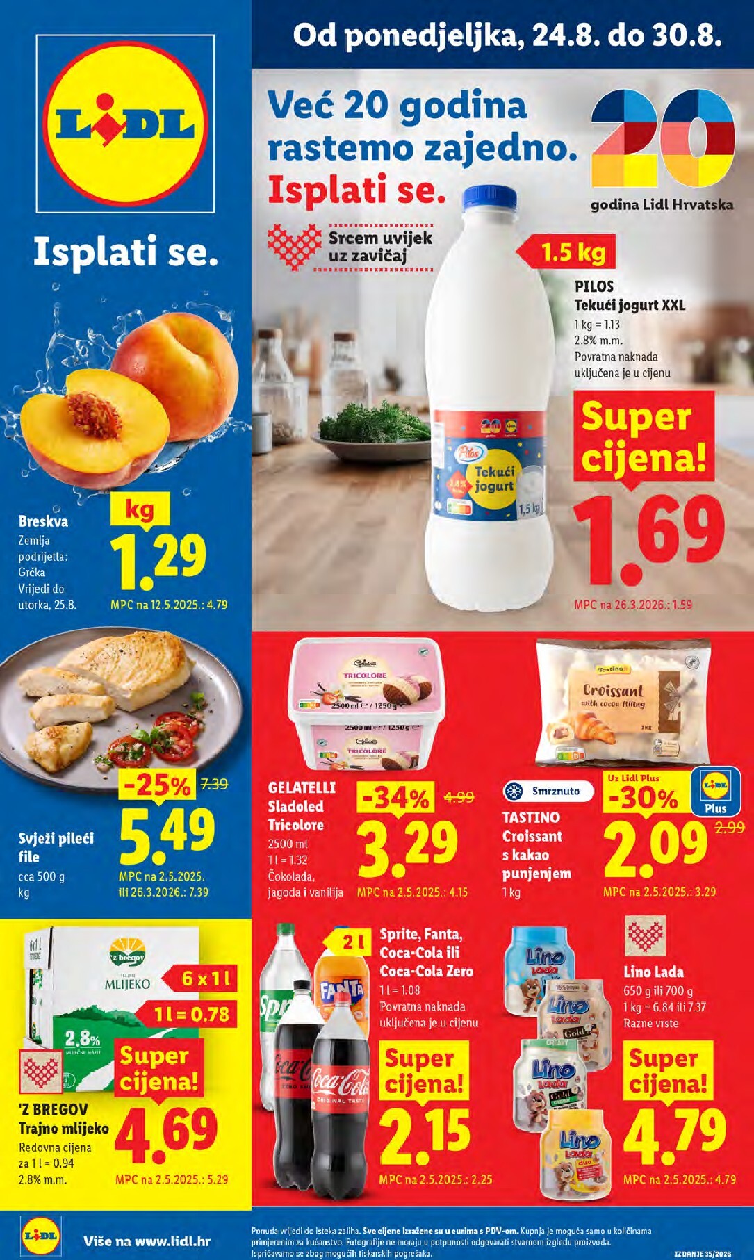Novi Lidl katalog od ponedjeljka, 24.08.2026 do nedjelje, 30.08.2026