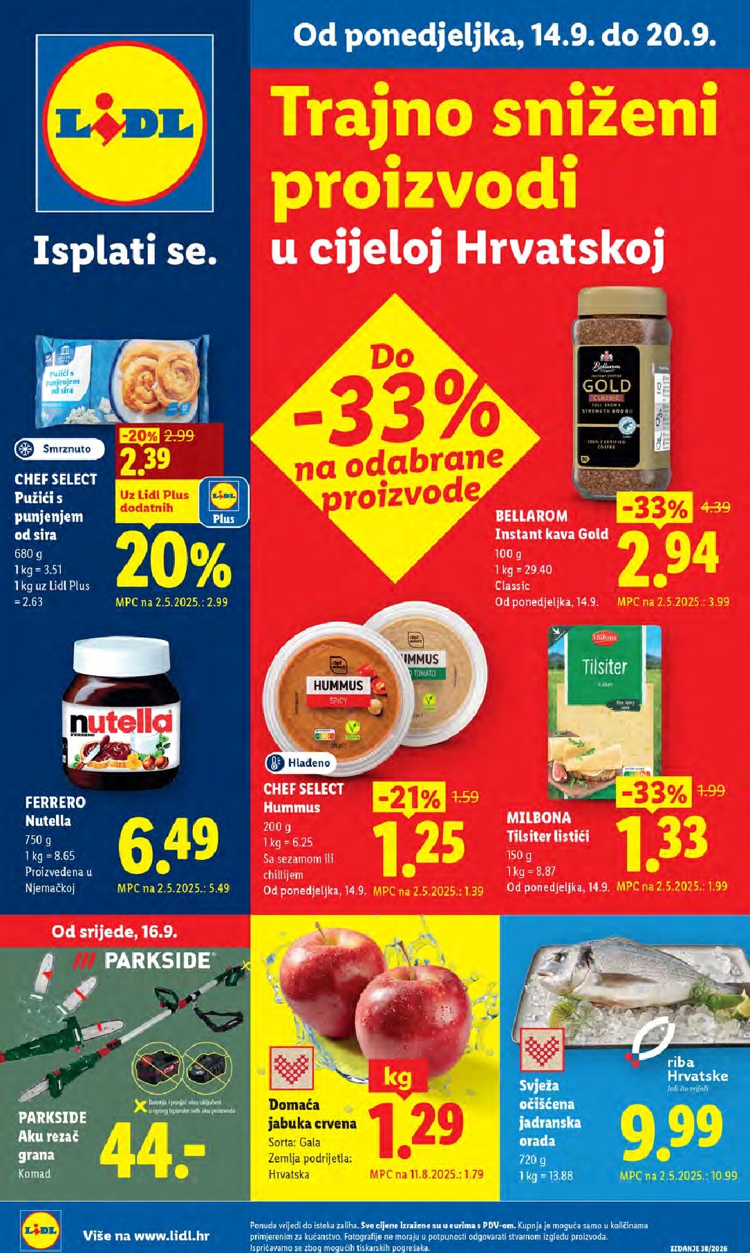 Novi Lidl katalog od ponedjeljka, 14.09.2026 do nedjelje, 20.09.2026