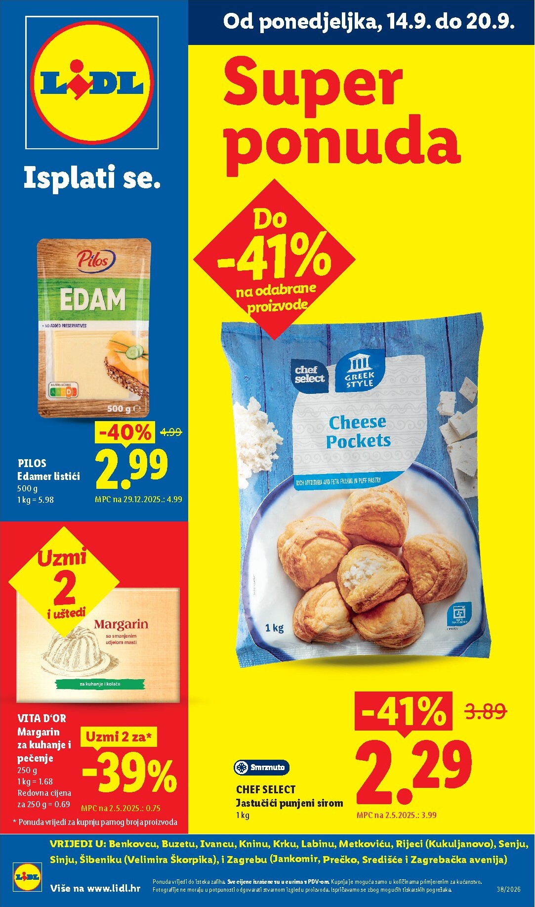 Aktualni katalog Lidl - Super Ponuda od ponedjeljka, 14.09.2026 do nedjelje, 20.09.2026