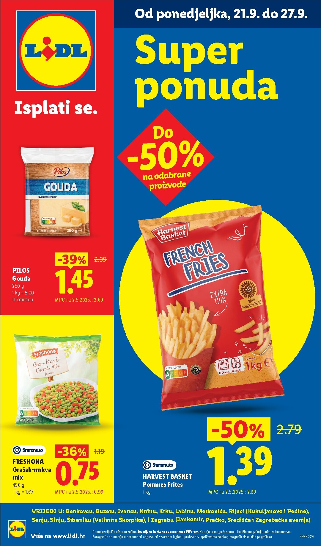 Aktualni katalog Lidl - Super Ponuda od ponedjeljka, 21.09.2026 do nedjelje, 27.09.2026