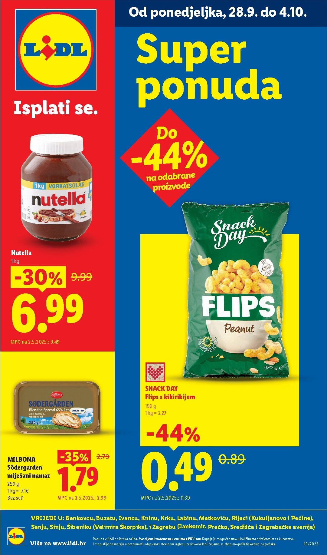 Aktualni katalog Lidl - Super Ponuda od ponedjeljka, 28.09.2026 do nedjelje, 04.10.2026