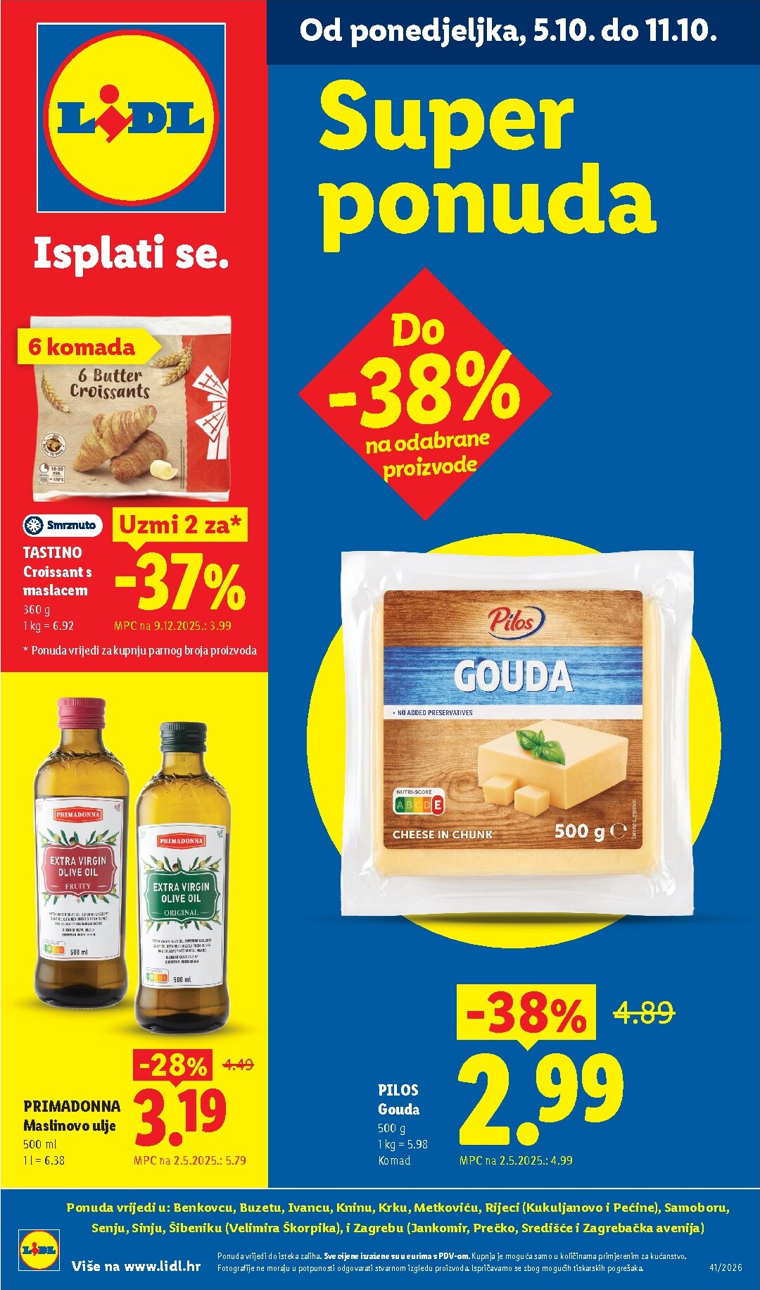Aktualni katalog Lidl - Super Ponuda od ponedjeljka, 05.10.2026 do nedjelje, 11.10.2026