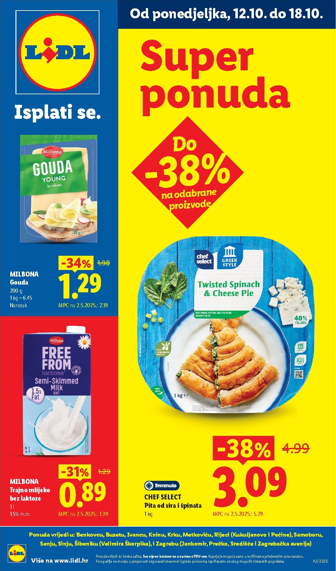 Aktualni katalog Lidl - Super ponuda od ponedjeljka, 12.10.2026 do nedjelje, 18.10.2026