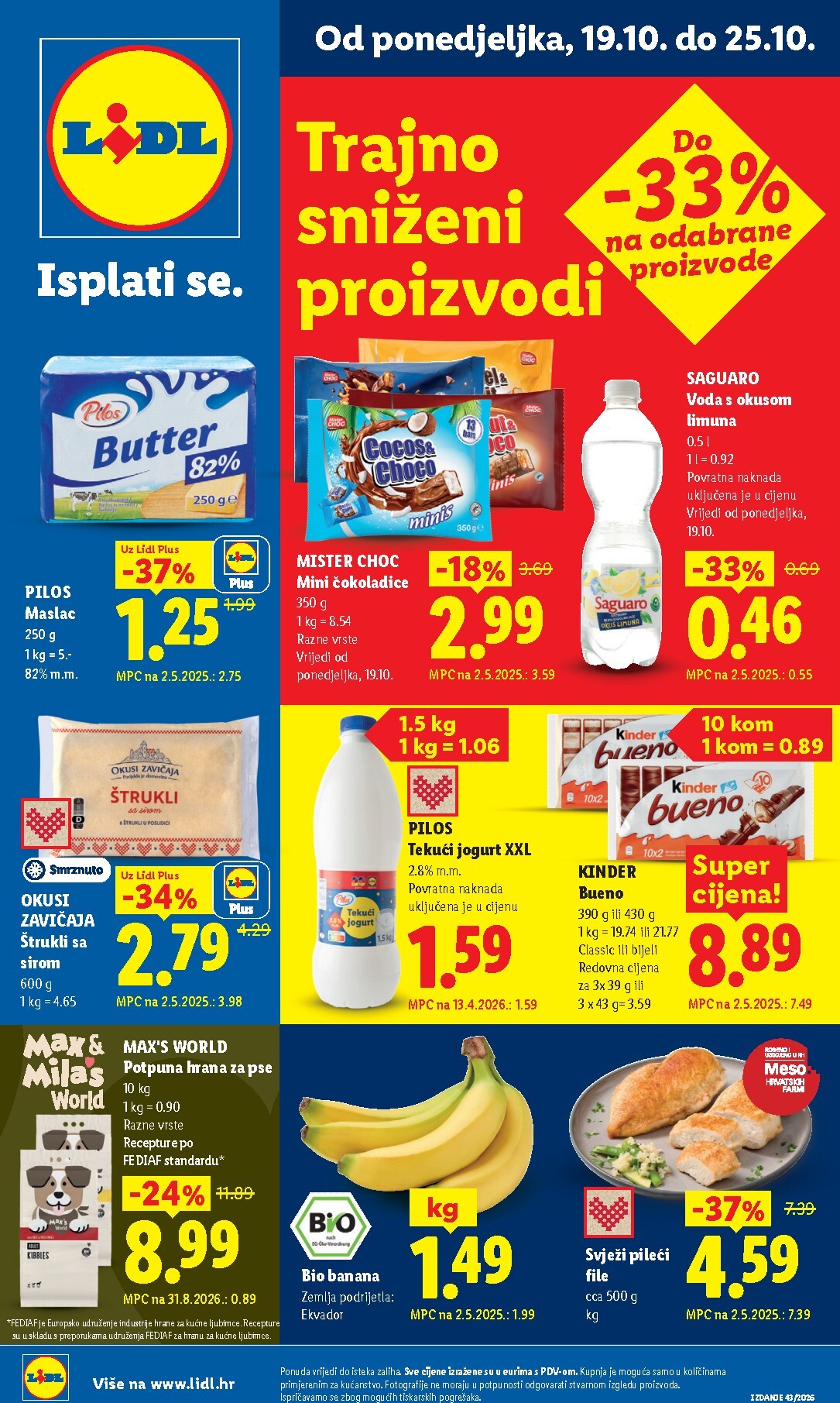 Novi Lidl katalog od ponedjeljka, 19.10.2026 do nedjelje, 25.10.2026