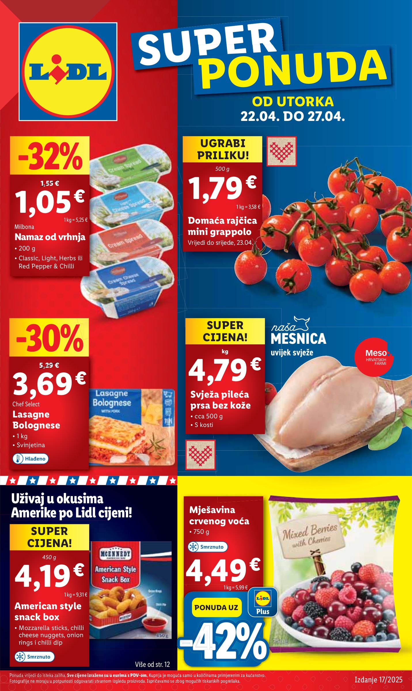 Otkrijte najnovije super ponude u trgovinama: LIDL nudi domaće rajčice uz uštedu, Konzum ima svinjska rebra po sniženoj cijeni, a Kaufland ističe filete aljaške kolje - današnji datum uključuje najnovije promocije i popuste