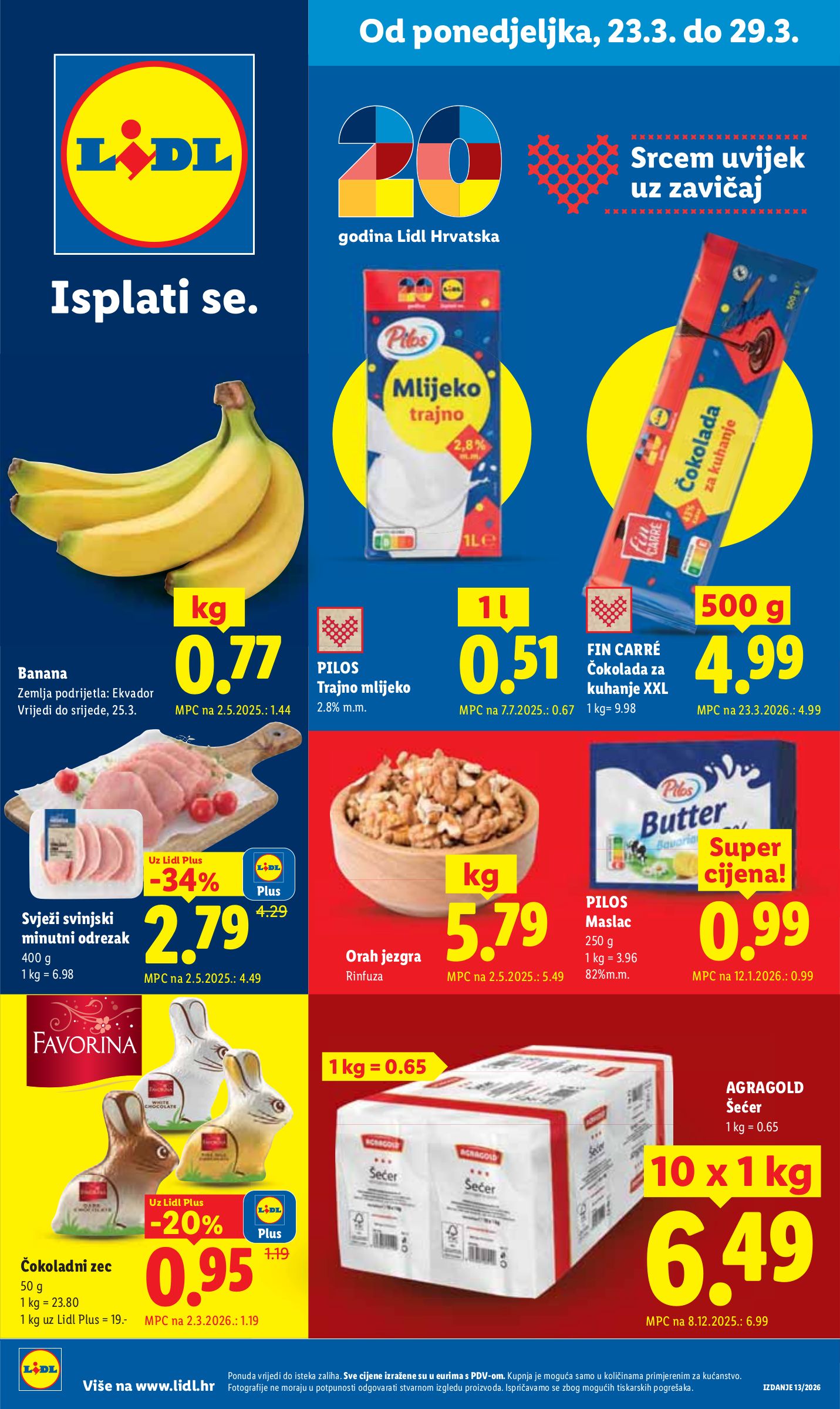 Prelistajte katalog Lidl, vrijedi od 23.03.2026 do 29.03.2026