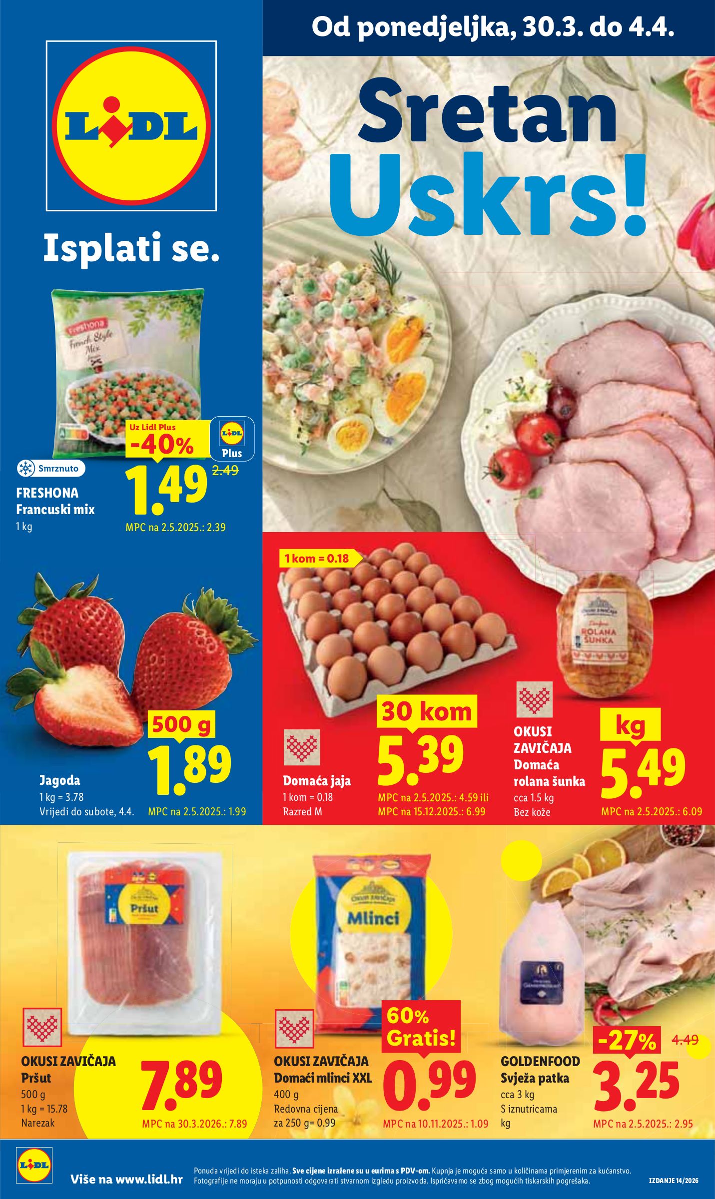 Prelistajte katalog Lidl, vrijedi od 30.03.2026 do 04.04.2026