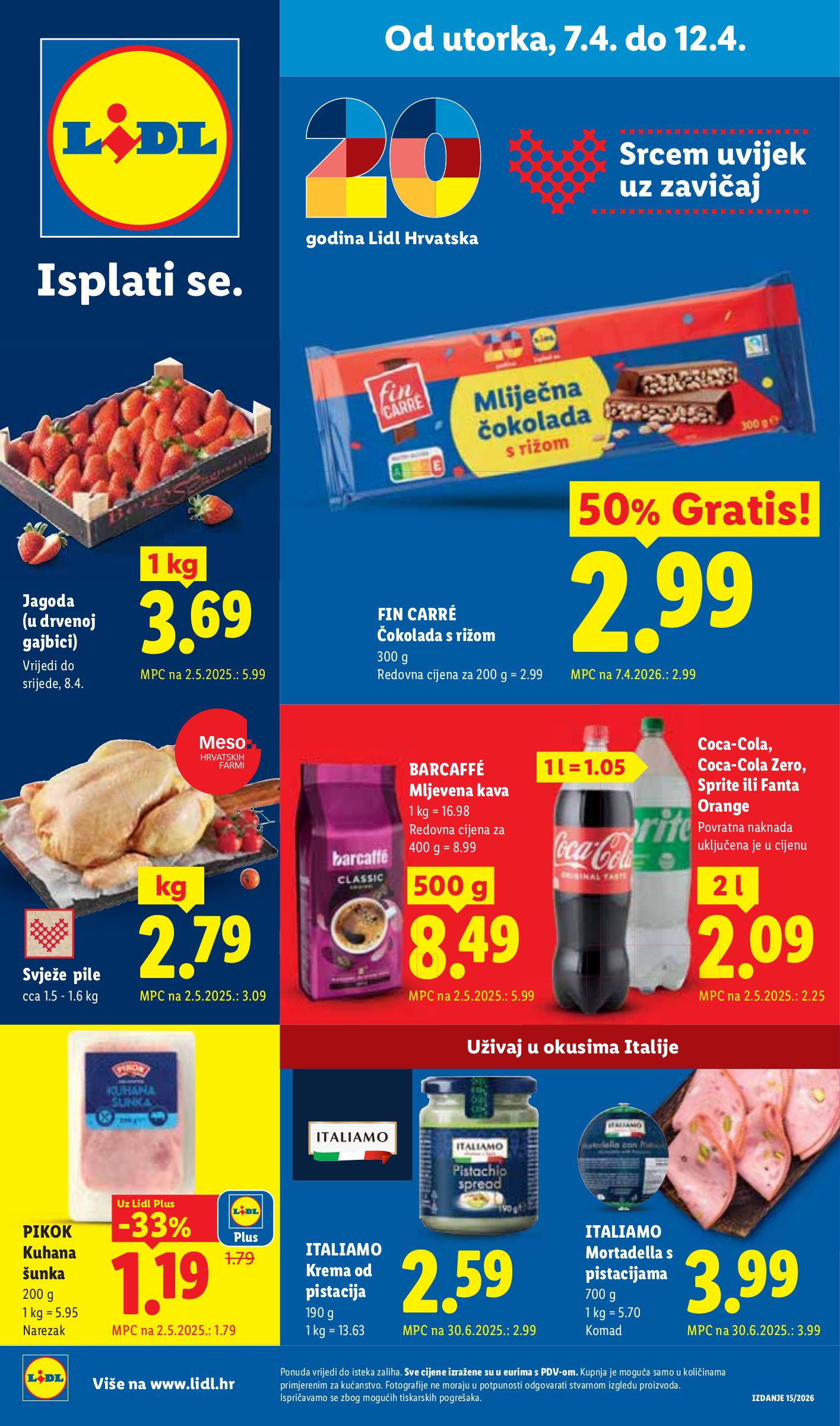Prelistajte katalog Lidl, vrijedi od 07.04.2026 do 12.04.2026