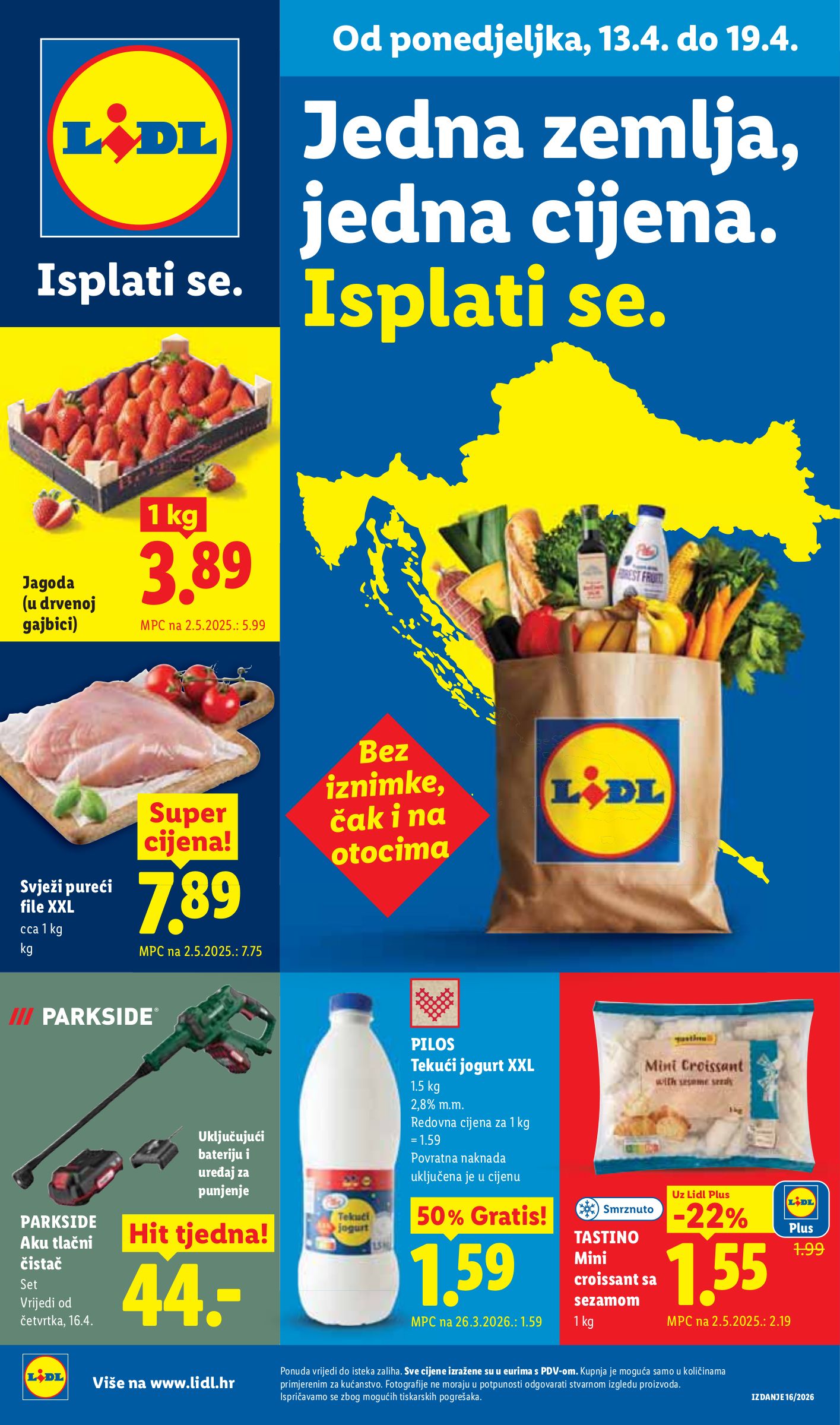 Lidl letak za sljedeći tjedan od ponedjeljka 13.04.2026 do nedjelje 19.04.2026