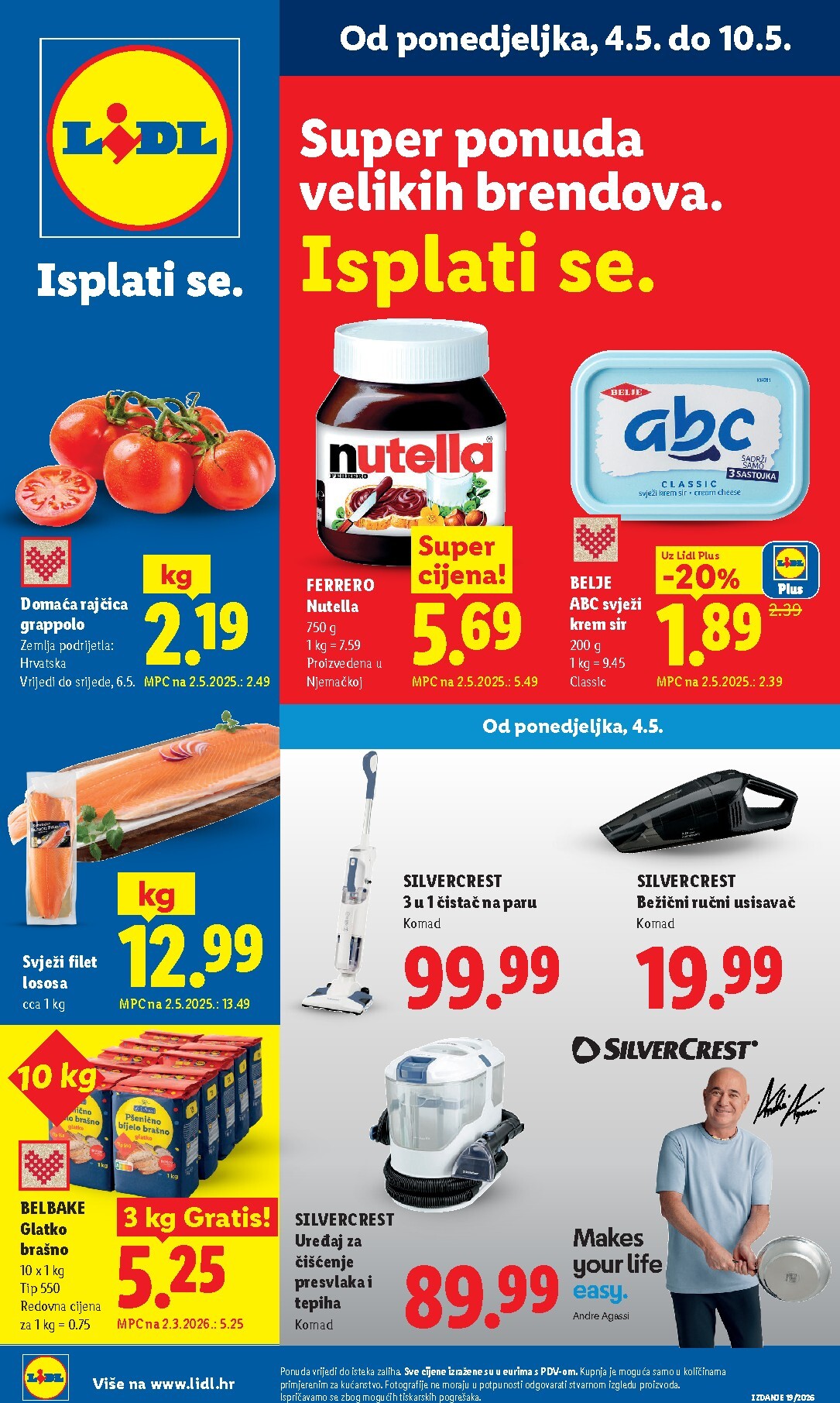 Lidl letak za sljedeći tjedan od ponedjeljka 04.05.2026 do nedjelje 10.05.2026