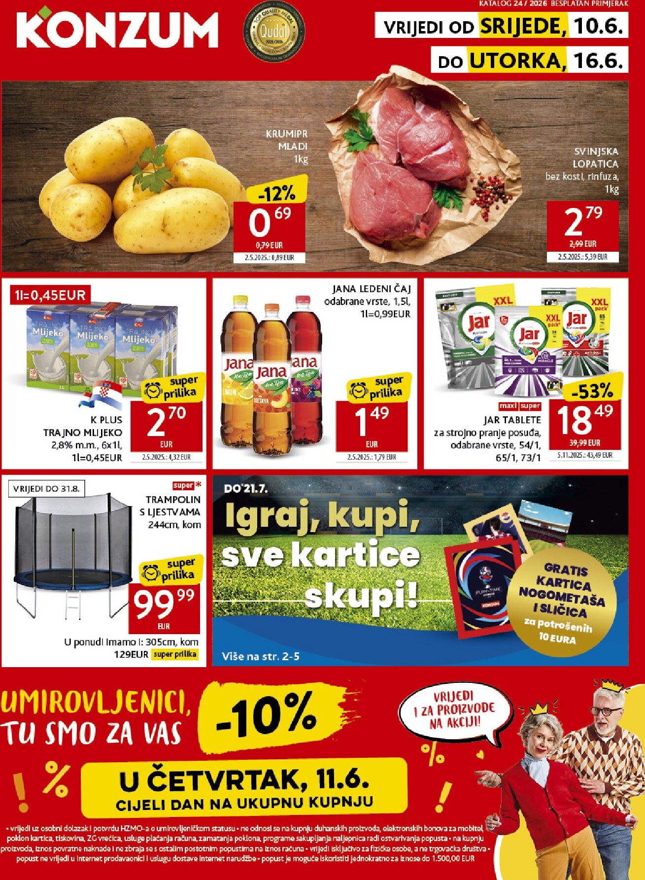 Novi Konzum katalog od srijede, 10.06.2026 do utorka, 16.06.2026