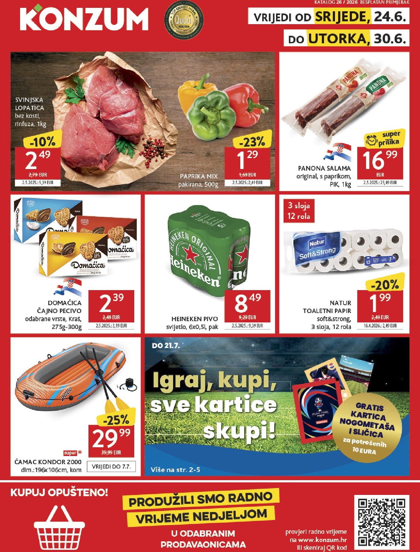 Novi Konzum katalog od srijede, 24.06.2026 do utorka, 30.06.2026