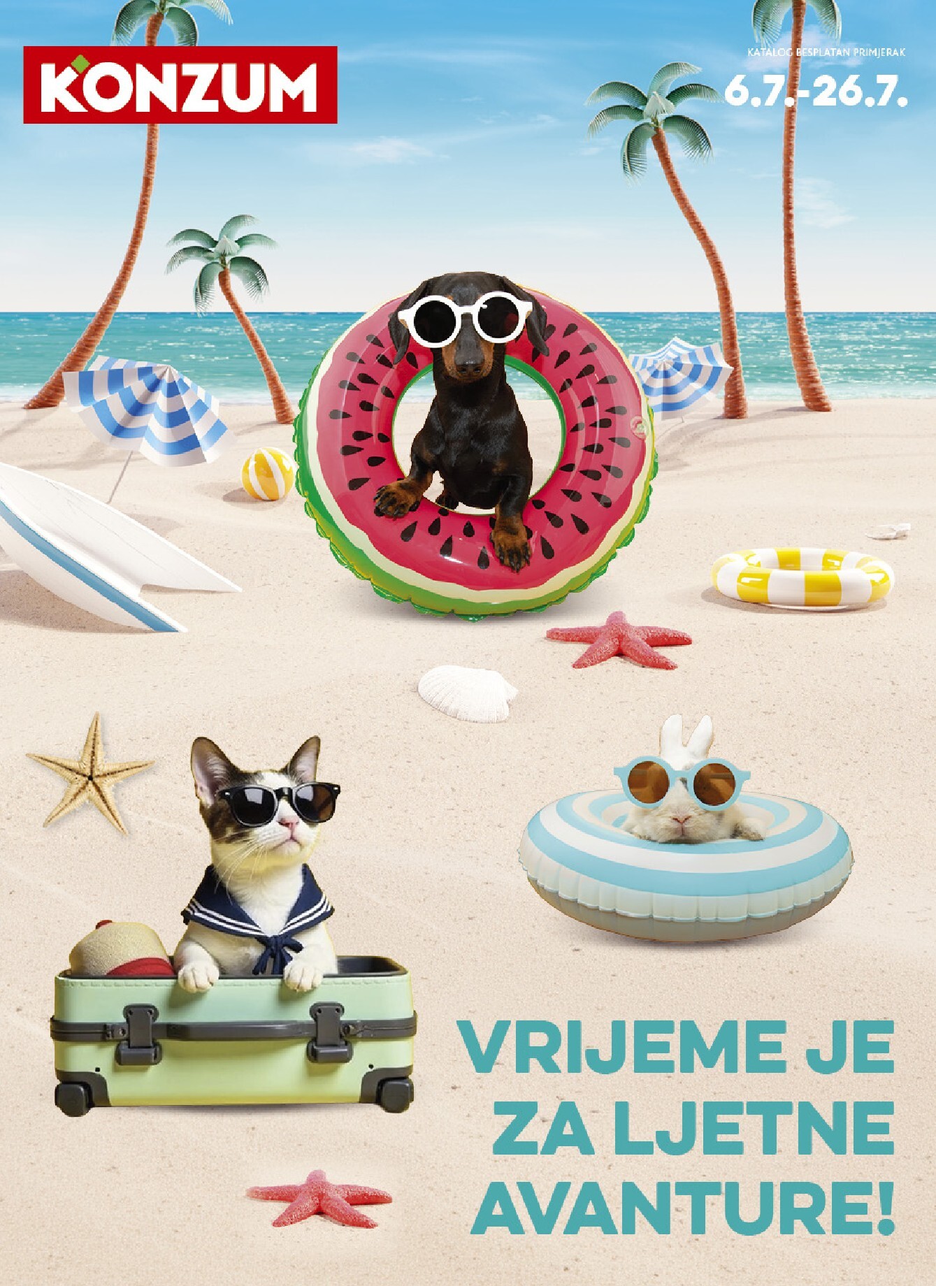 Aktualni katalog Konzum - Tematski katalog ljubimci 6. 7. - 26. 7. od ponedjeljka, 06.07.2026 do nedjelje, 26.07.2026