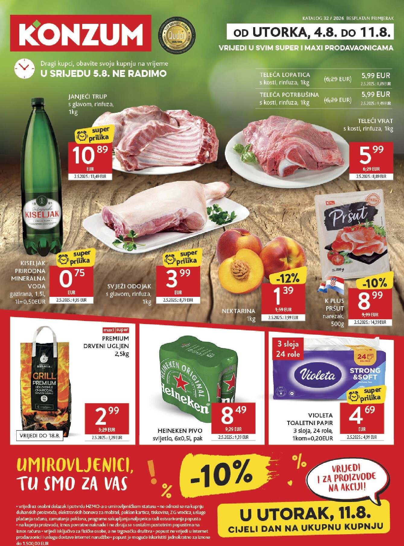 Novi Konzum katalog od utorka, 04.08.2026 do utorka, 11.08.2026