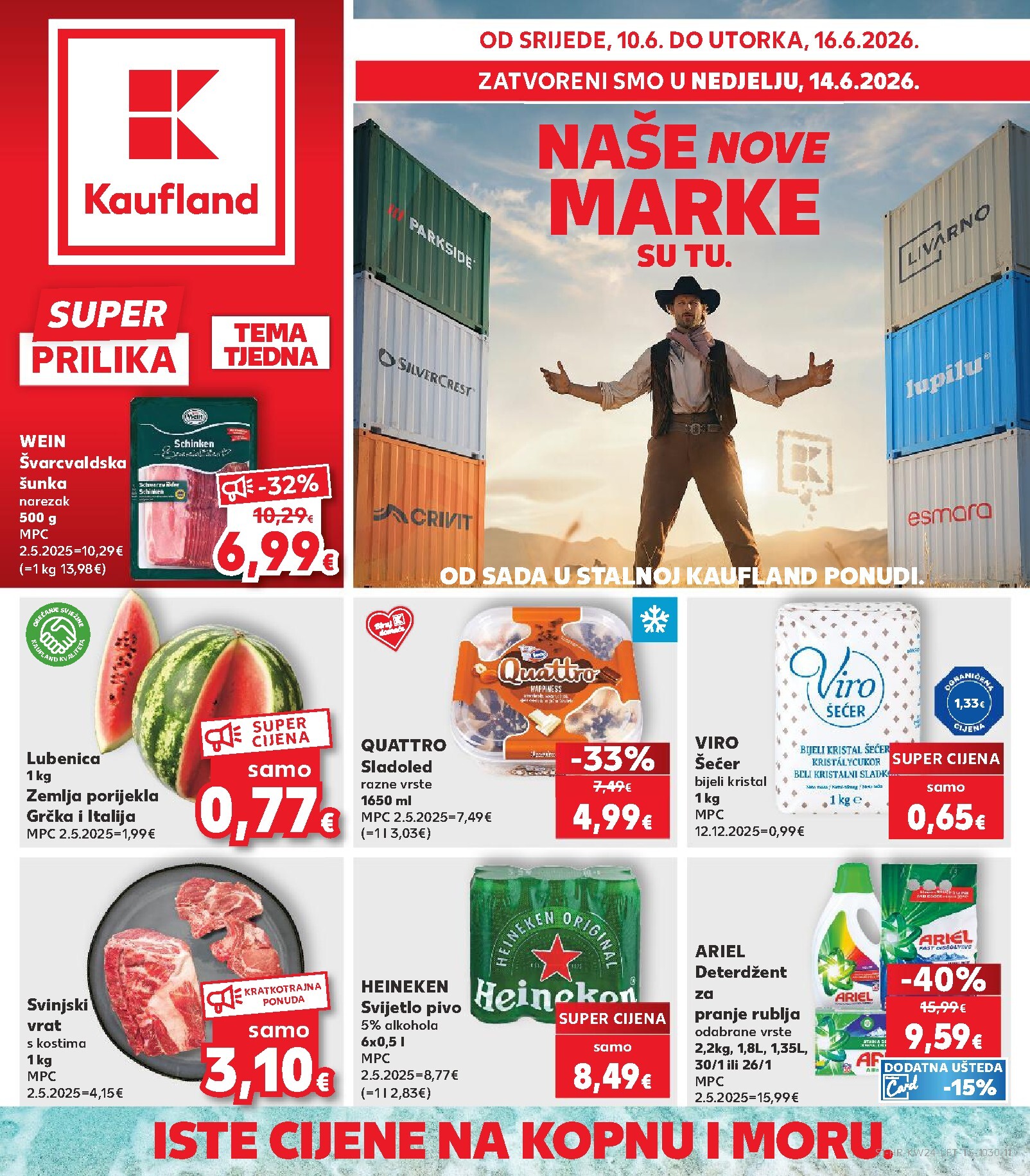 Novi Kaufland - Naše nove marke su tu katalog od srijede, 10.06.2026 do utorka, 16.06.2026