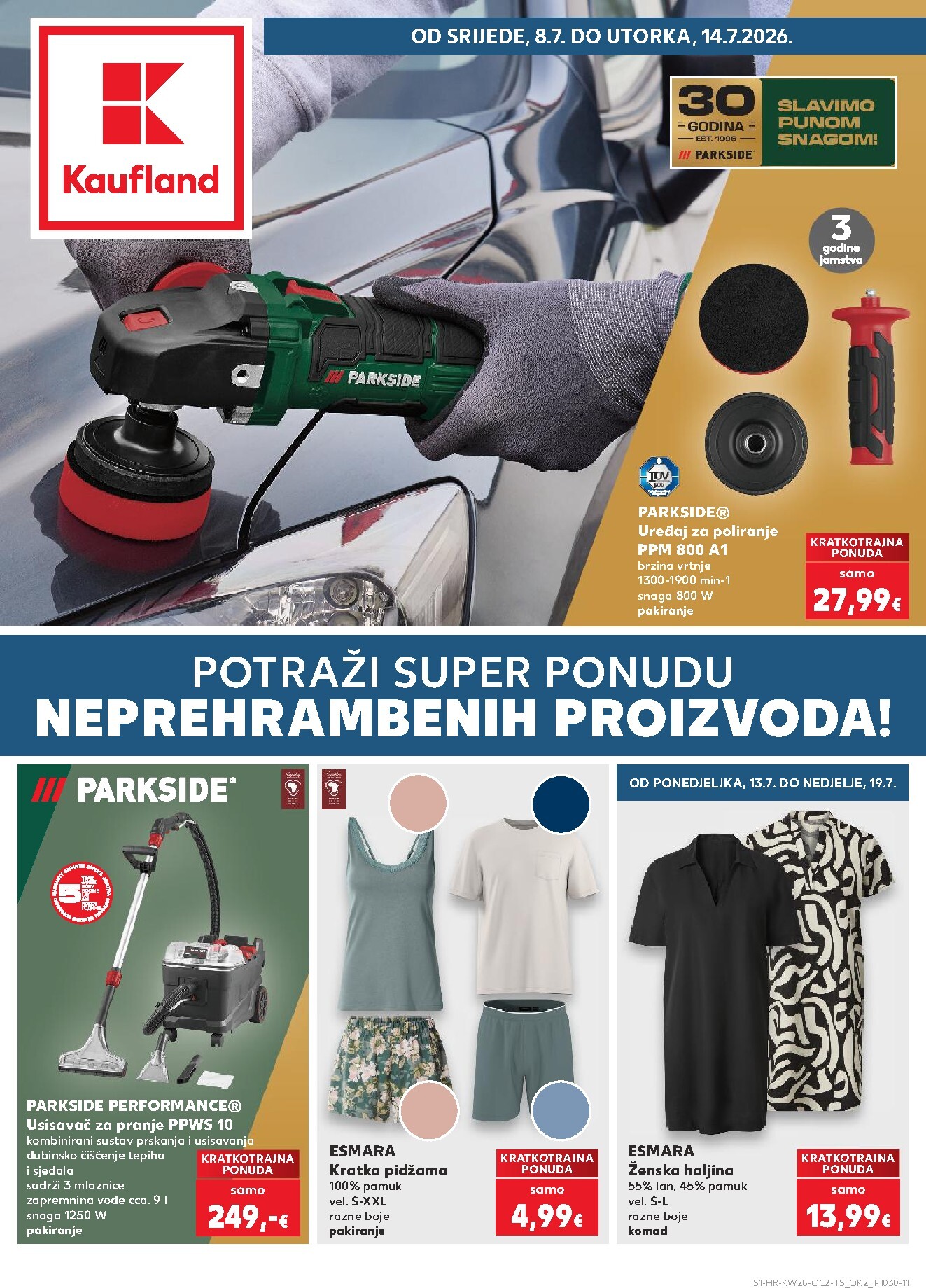 Novi Kaufland - Neprehrambenih proizvoda katalog od srijede, 08.07.2026 do utorka, 14.07.2026