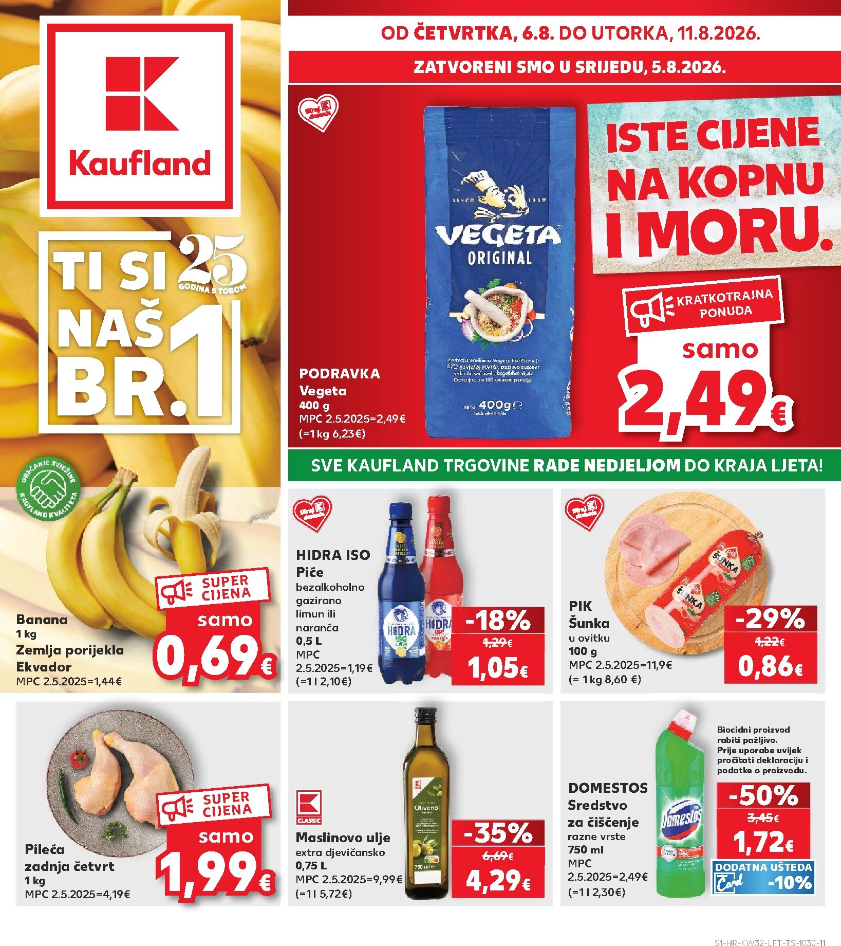 Novi Kaufland katalog od četvrtka, 06.08.2026 do utorka, 11.08.2026