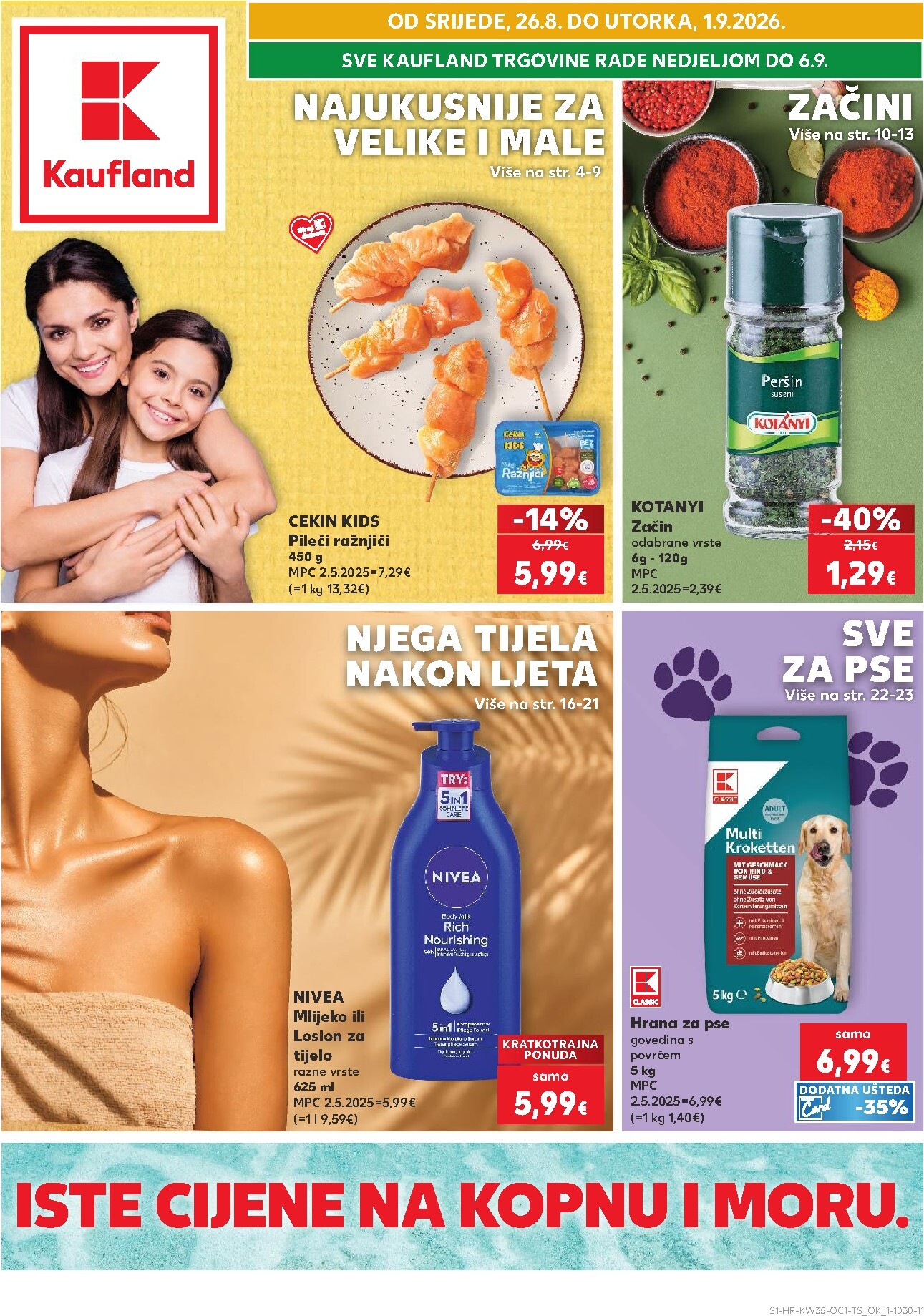 Novi Kaufland katalog od srijede, 26.08.2026 do utorka, 01.09.2026