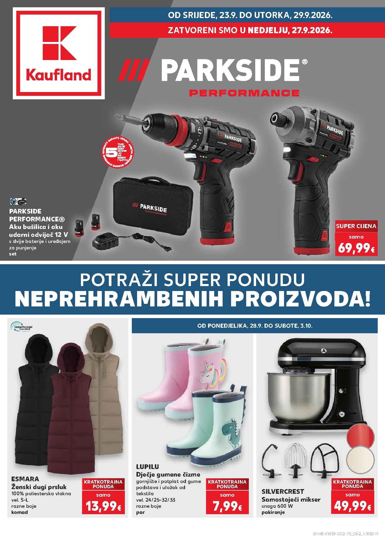 Novi Kaufland katalog od srijede, 23.09.2026 do utorka, 29.09.2026