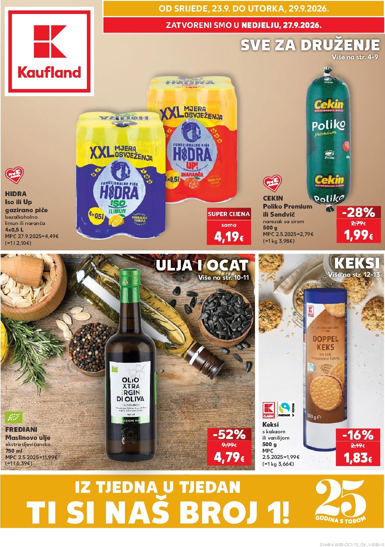 Novi Kaufland - Ti si naš broj 1 katalog od srijede, 23.09.2026 do utorka, 29.09.2026