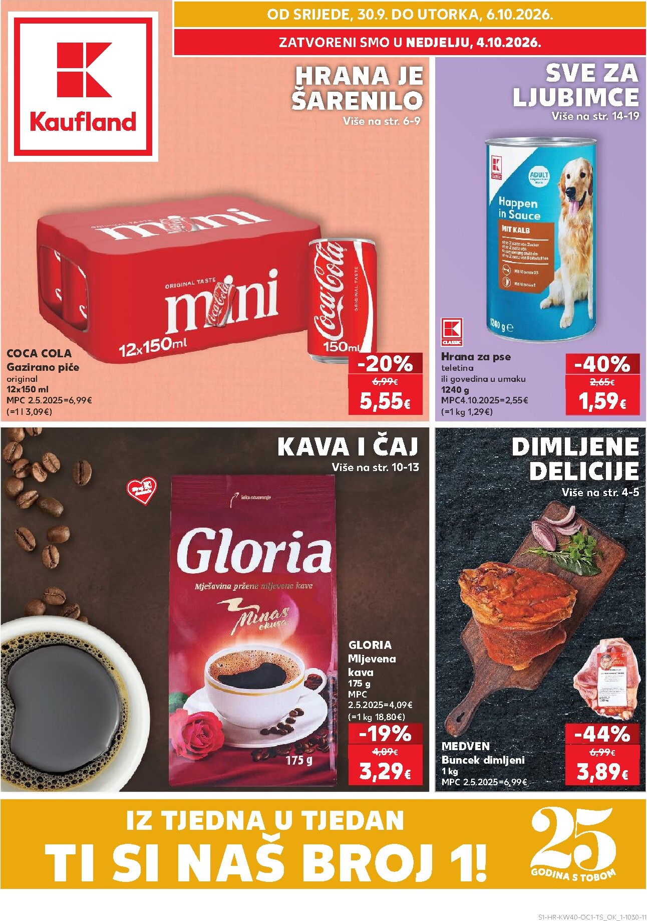 Novi Kaufland - Ti si naš broj 1 katalog od srijede, 30.09.2026 do utorka, 06.10.2026