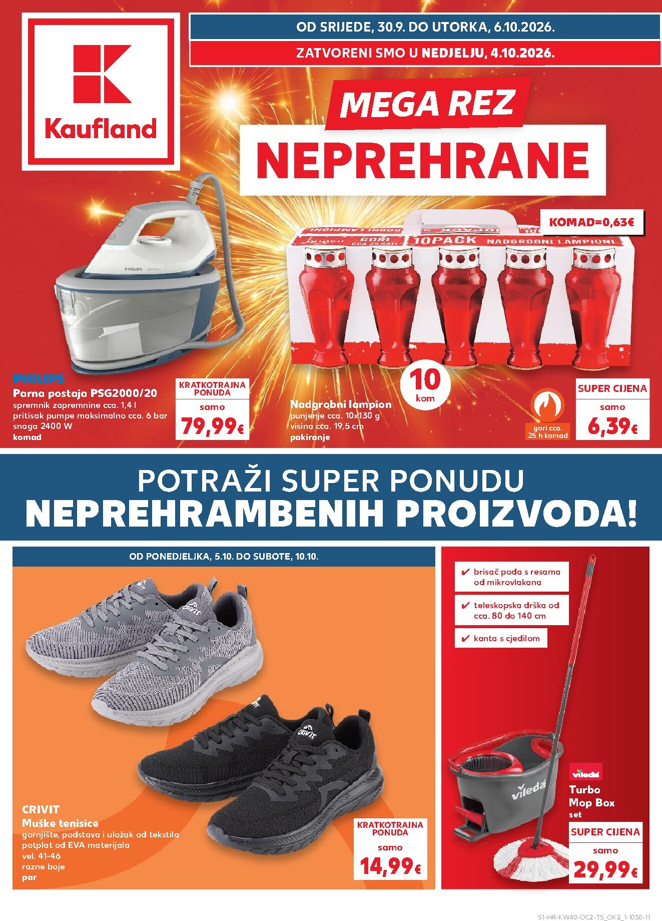 Novi Kaufland - Neprehrambenih proizvoda katalog od srijede, 30.09.2026 do utorka, 06.10.2026