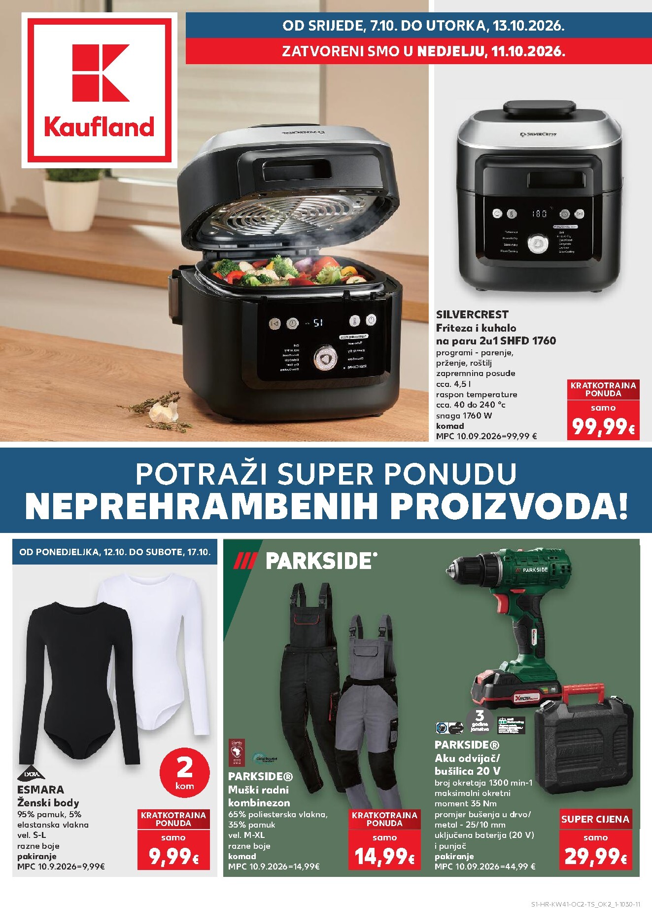 Novi Kaufland katalog od srijede, 07.10.2026 do utorka, 13.10.2026