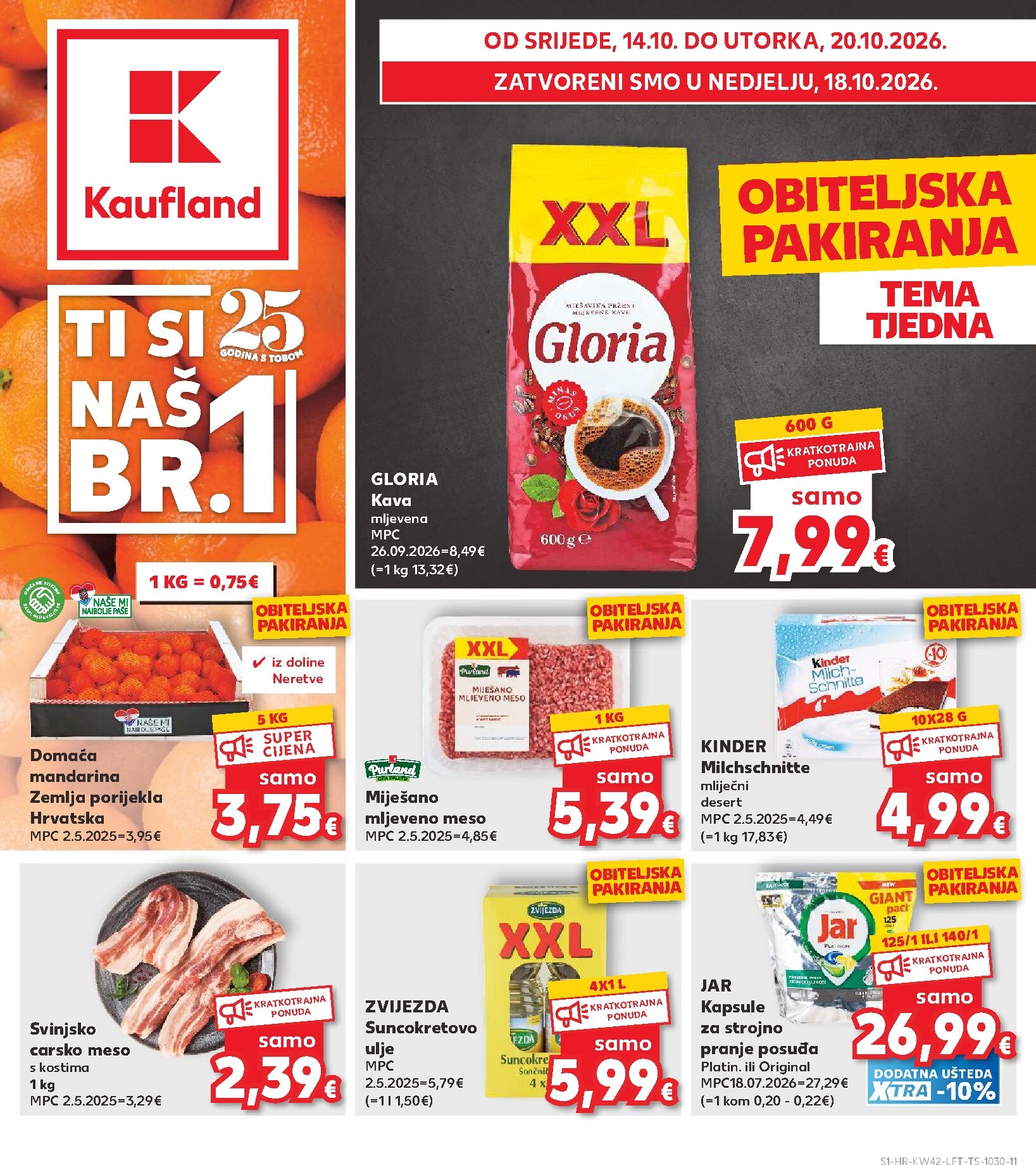 Novi Kaufland katalog od srijede, 14.10.2026 do utorka, 20.10.2026
