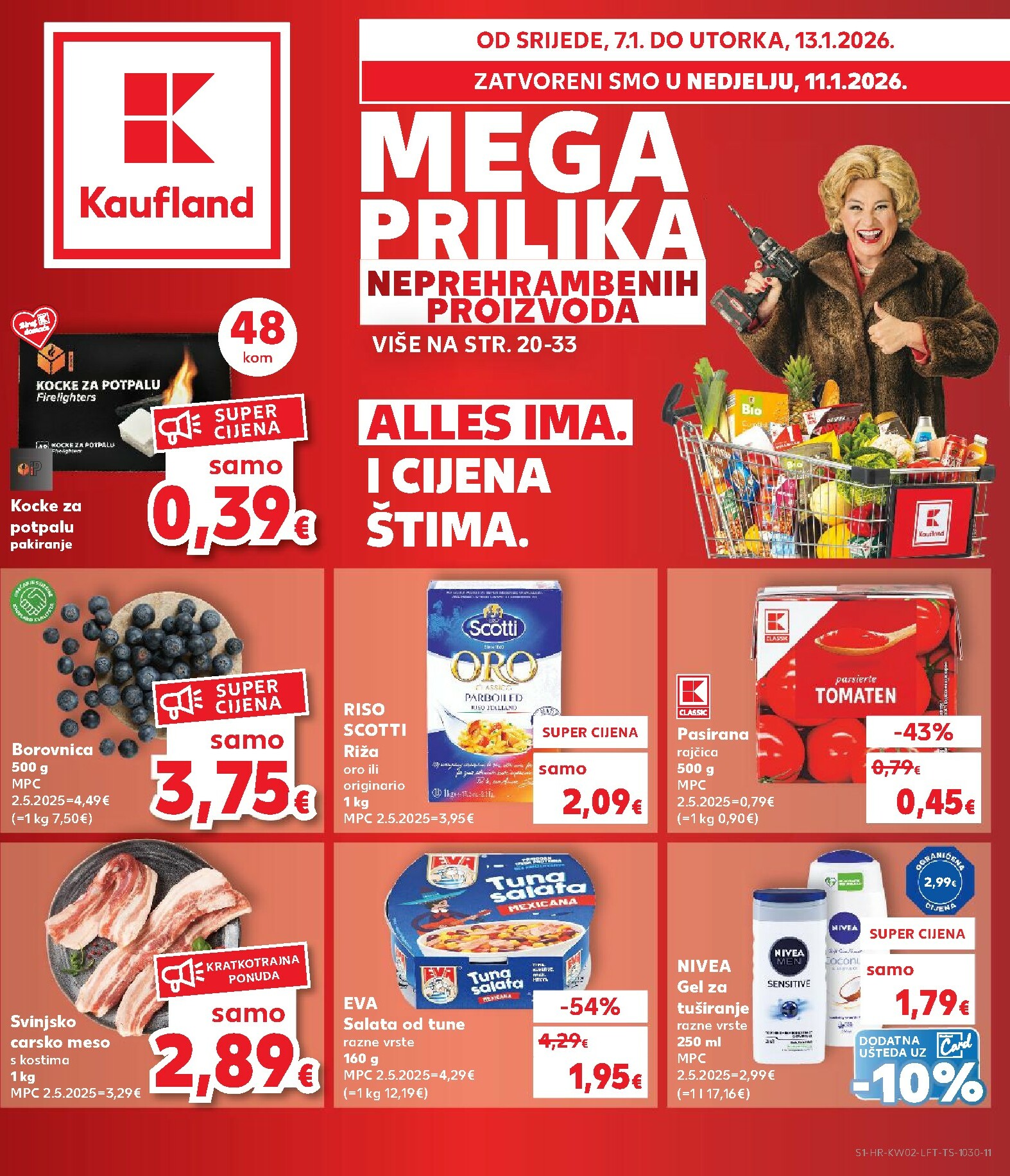 Neodoljive ponude u LIDL-u: XXL croissant po -36%, Konzum: Scotti riža za samo 1.99€, Kaufland: Edamer sir snižen - tu su i ostale najnovije akcije s datumom 2026-01-07!