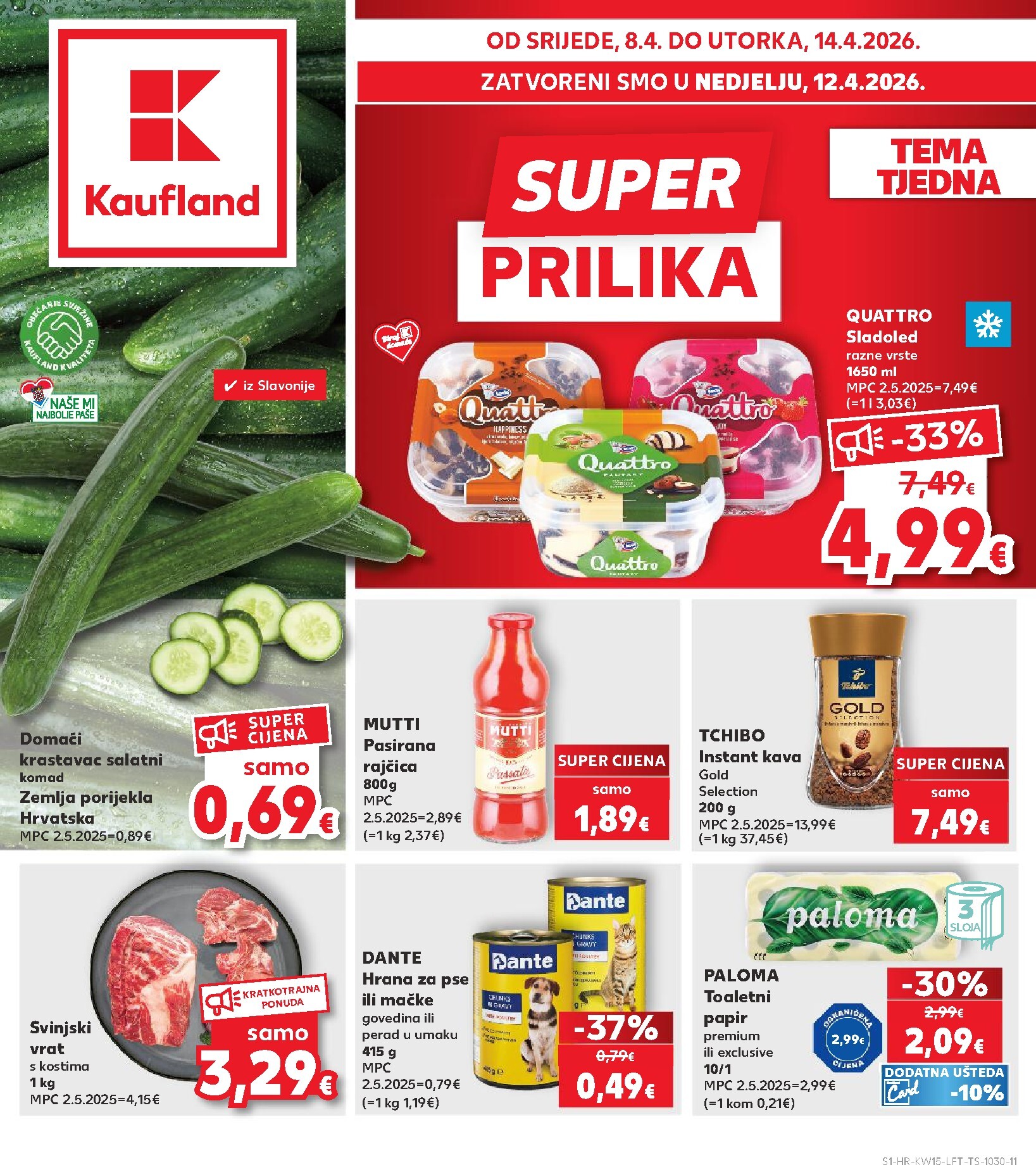 Prelistajte katalog Kaufland, vrijedi od 08.04.2026 do 14.04.2026