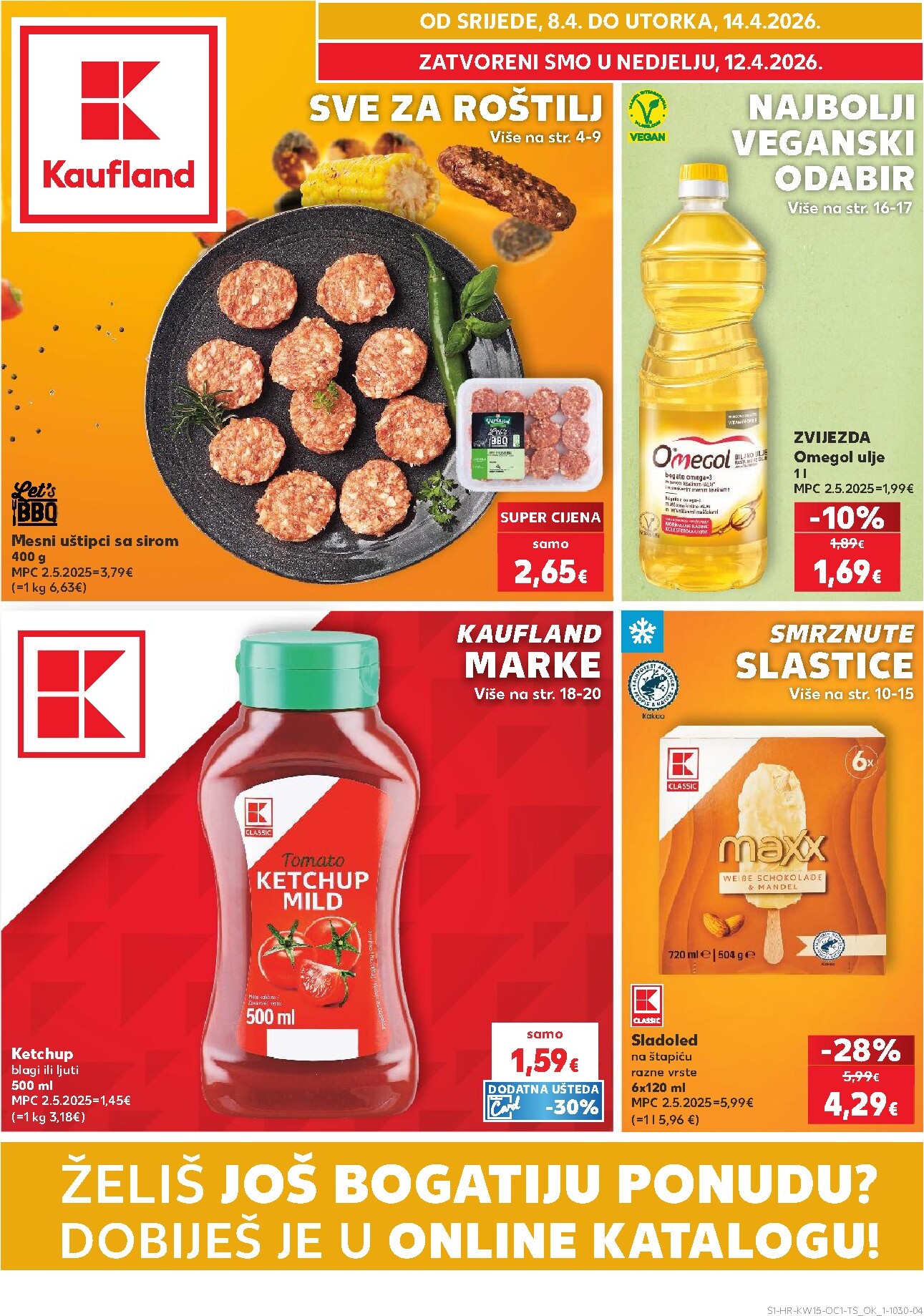 Prelistajte katalog Kaufland - Želiš još bogatiju ponudu, vrijedi od 08.04.2026 do 14.04.2026