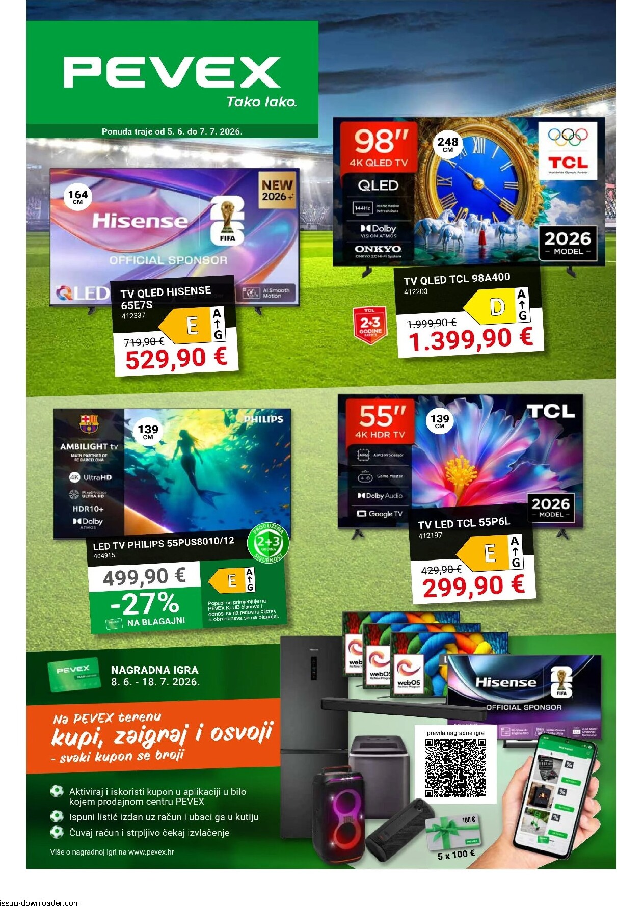 Aktualni katalog Pevex od petka, 05.06.2026 do utorka, 07.07.2026