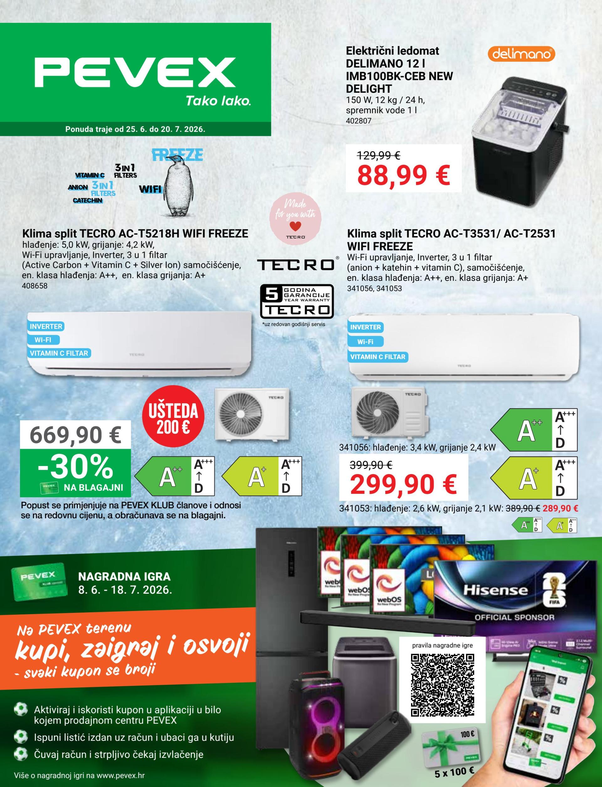 Aktualni katalog Pevex od četvrtka, 25.06.2026 do ponedjeljka, 20.07.2026