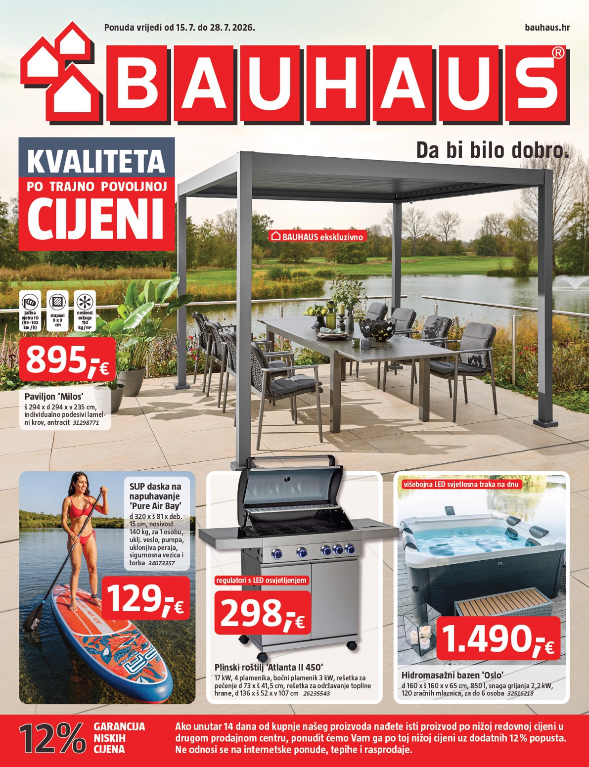 Aktualni katalog BAUHAUS od srijede, 15.07.2026 do utorka, 28.07.2026