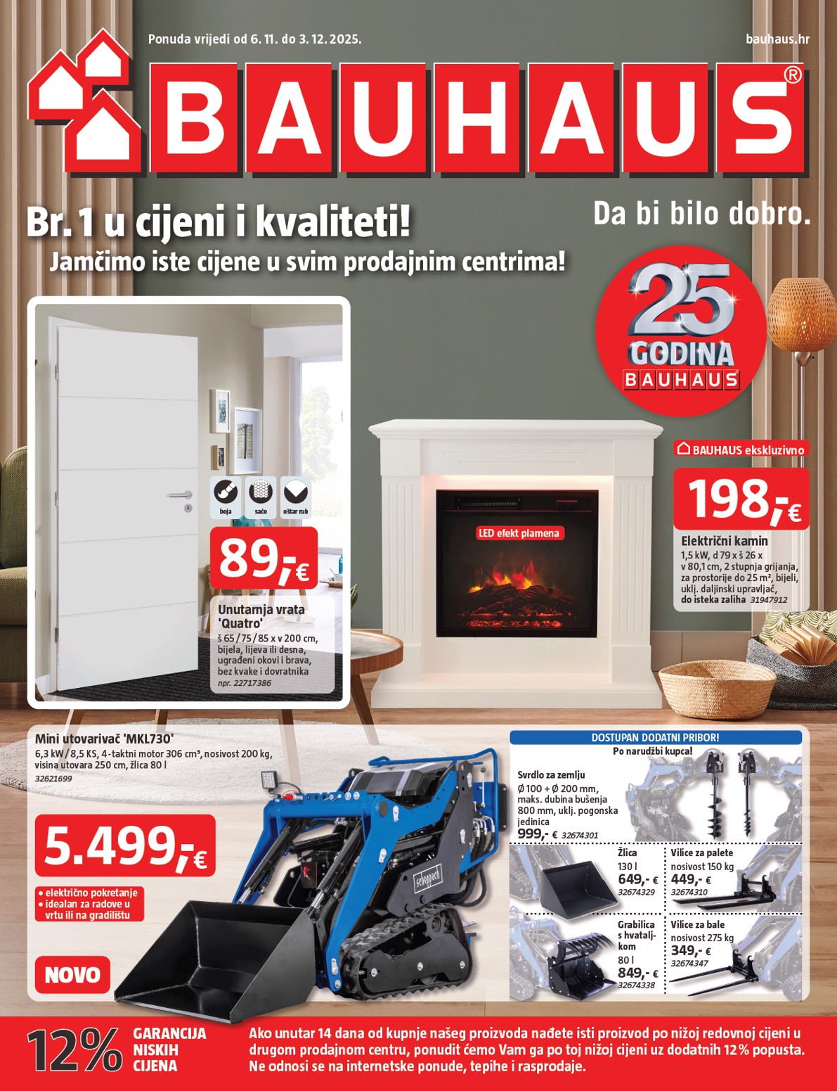 Prelistajte katalog BAUHAUS, vrijedi od 06.11. do 03.12.