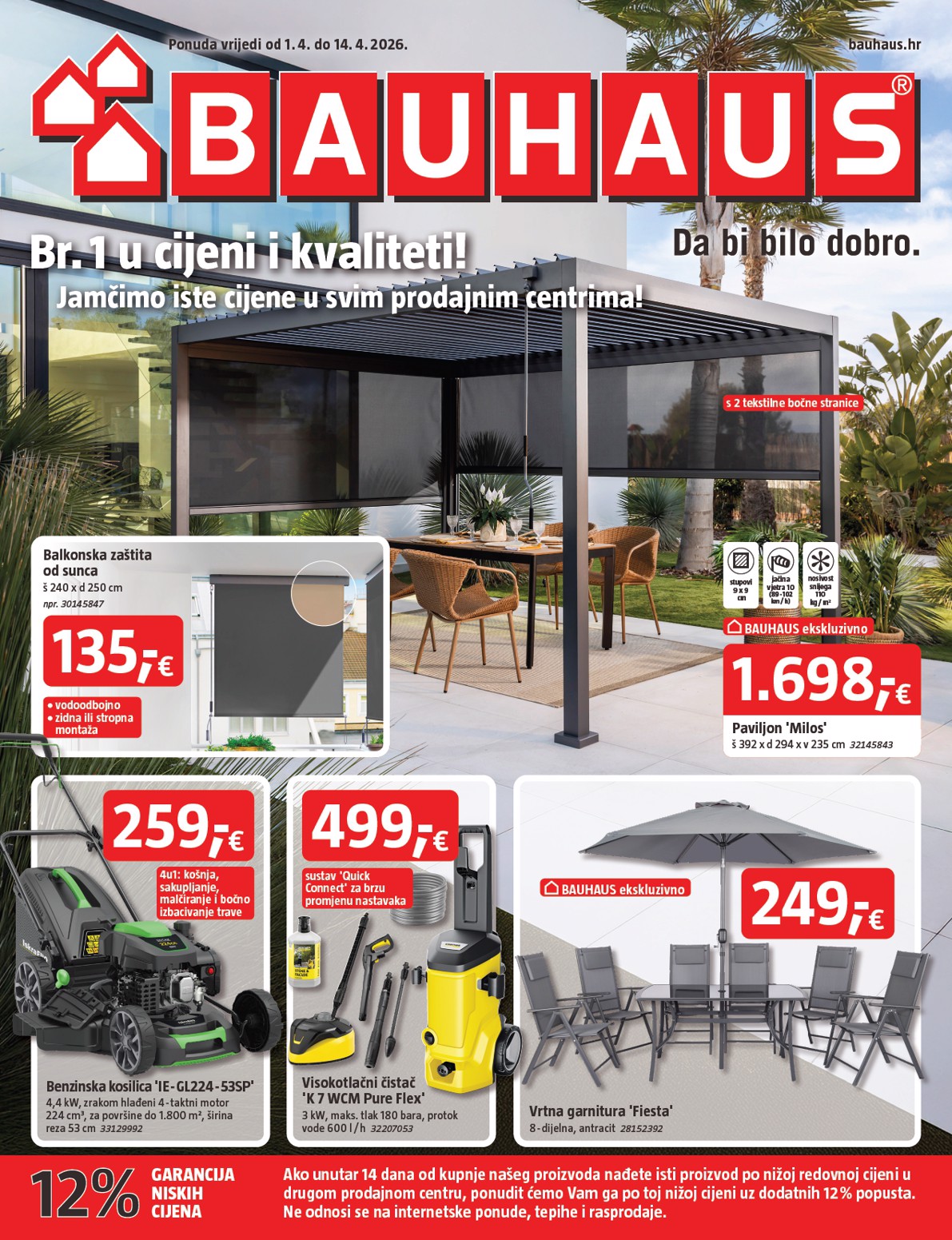 Prelistajte katalog BAUHAUS, vrijedi od 01.04.2026 do 14.04.2026