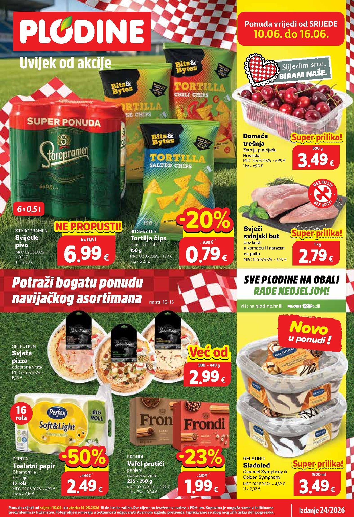 Aktualni katalog Plodine od srijede, 10.06.2026 do utorka, 16.06.2026
