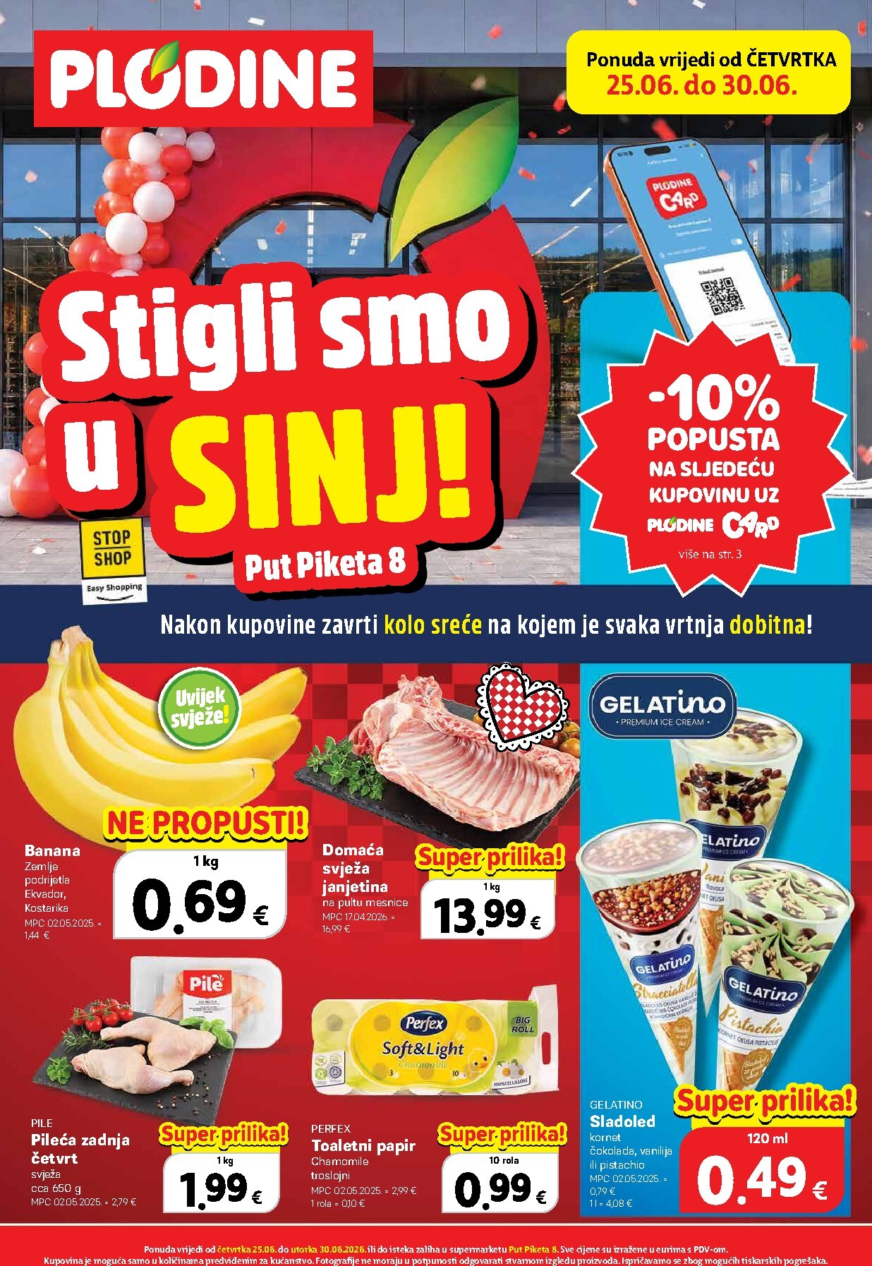 Novi Plodine - Sinj katalog od četvrtka, 25.06.2026 do utorka, 30.06.2026