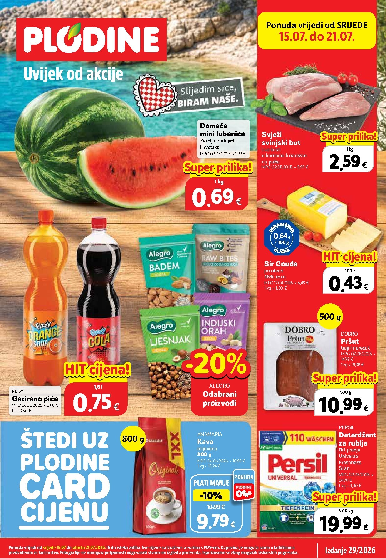 Novi Plodine katalog od srijede, 15.07.2026 do utorka, 21.07.2026