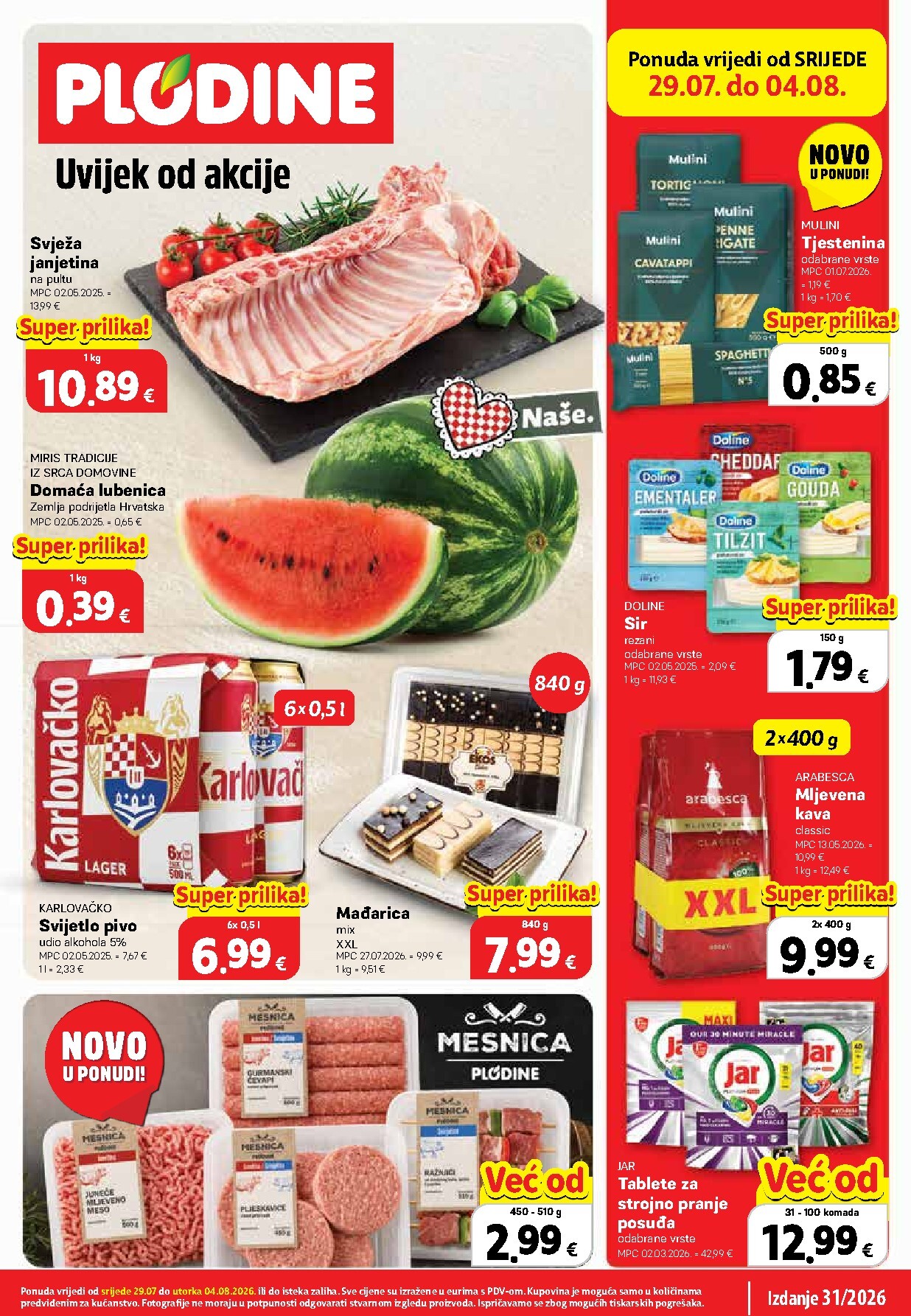 Novi Plodine katalog od srijede, 29.07.2026 do utorka, 04.08.2026