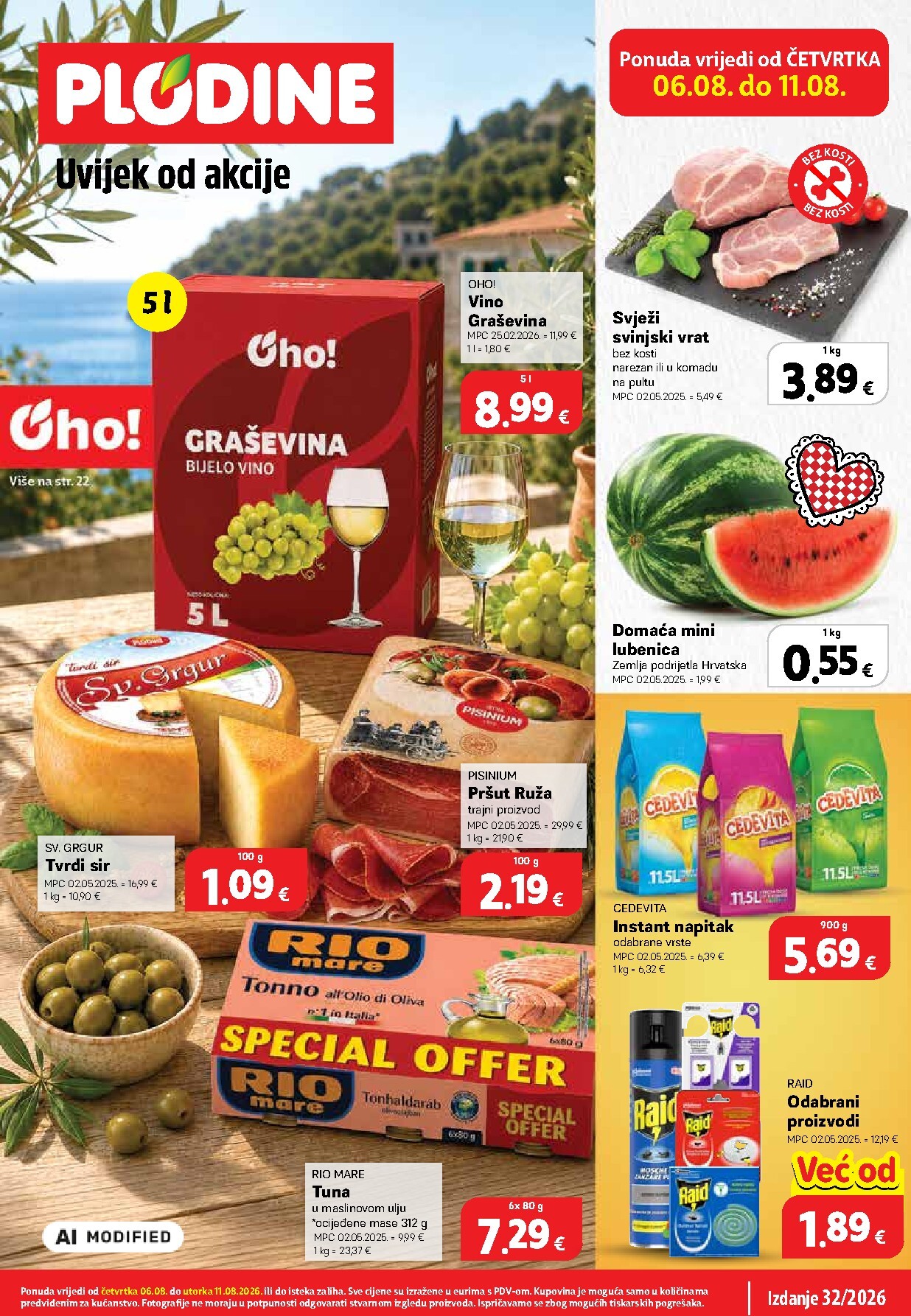 Novi Plodine katalog od četvrtka, 06.08.2026 do utorka, 11.08.2026