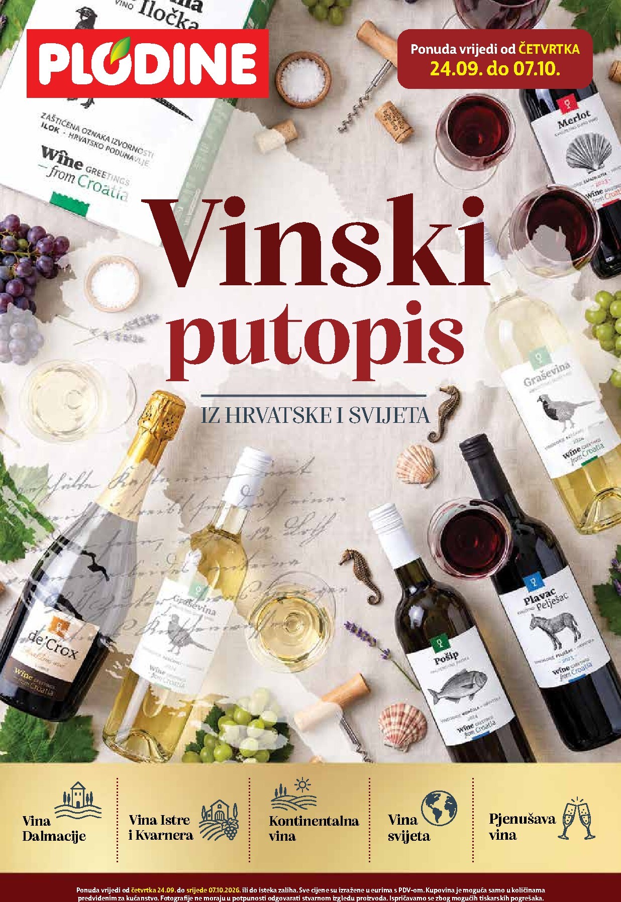 Novi Plodine - Vinski putopis katalog od četvrtka, 24.09.2026 do srijede, 07.10.2026