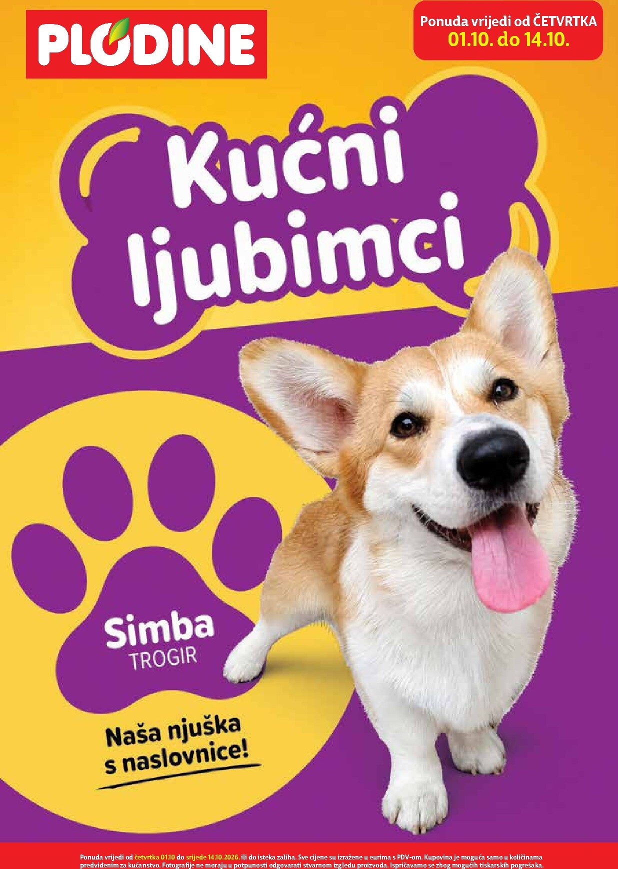 Novi Plodine katalog od četvrtka, 01.10.2026 do srijede, 14.10.2026