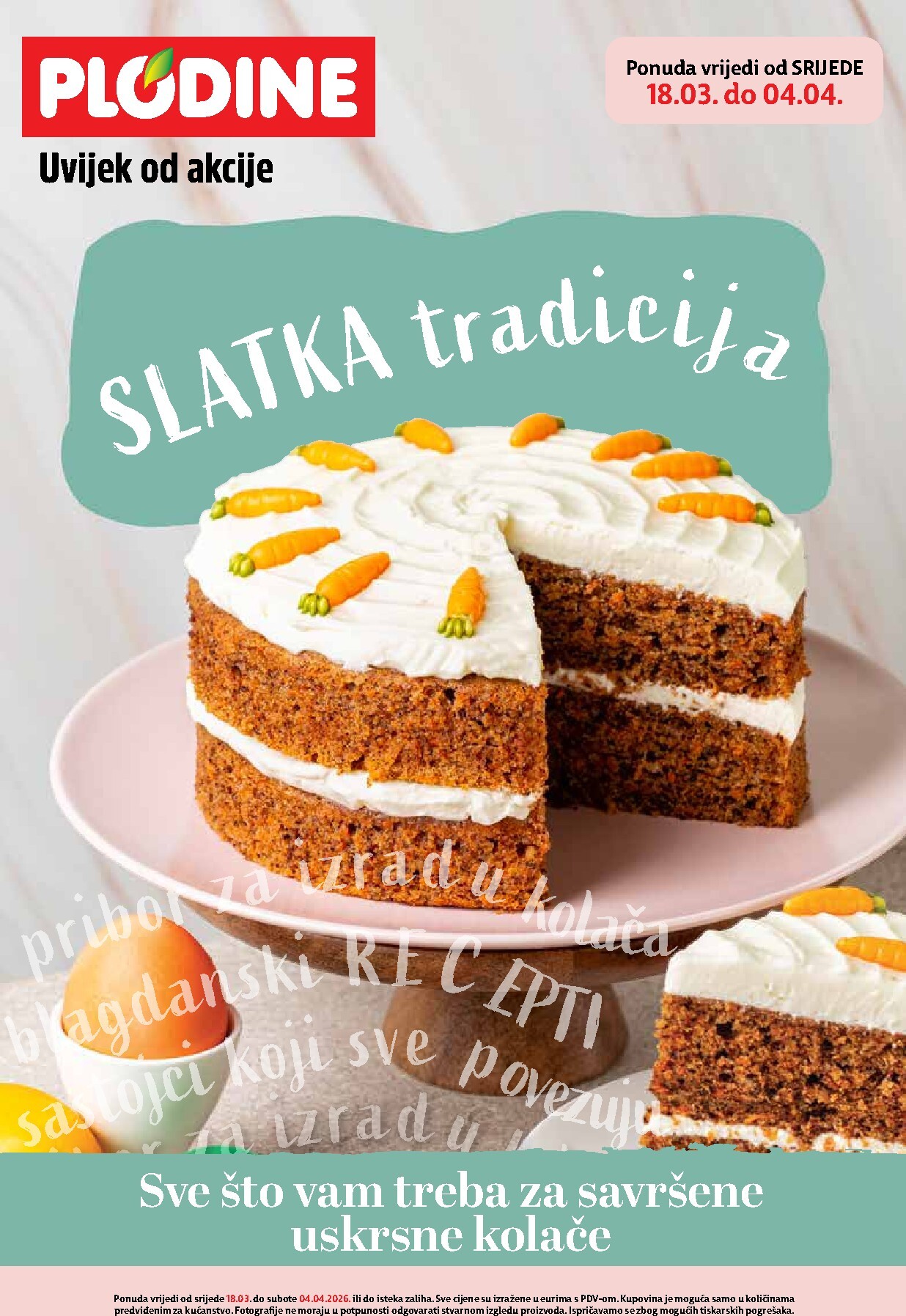 Prelistajte katalog Plodine - Slatka tradicija, vrijedi od 18.03.2026 do 04.04.2026