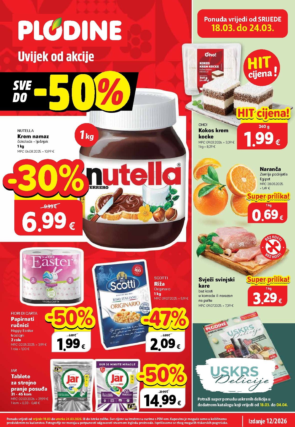 Prelistajte katalog Plodine, vrijedi od 18.03.2026 do 24.03.2026